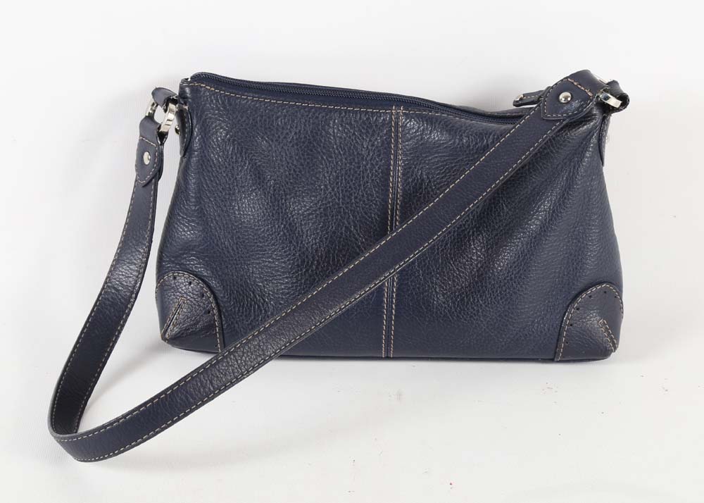 Three Tignanello Pebbled Leather Handbags