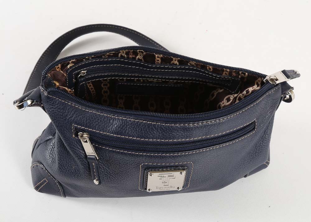 Three Tignanello Pebbled Leather Handbags