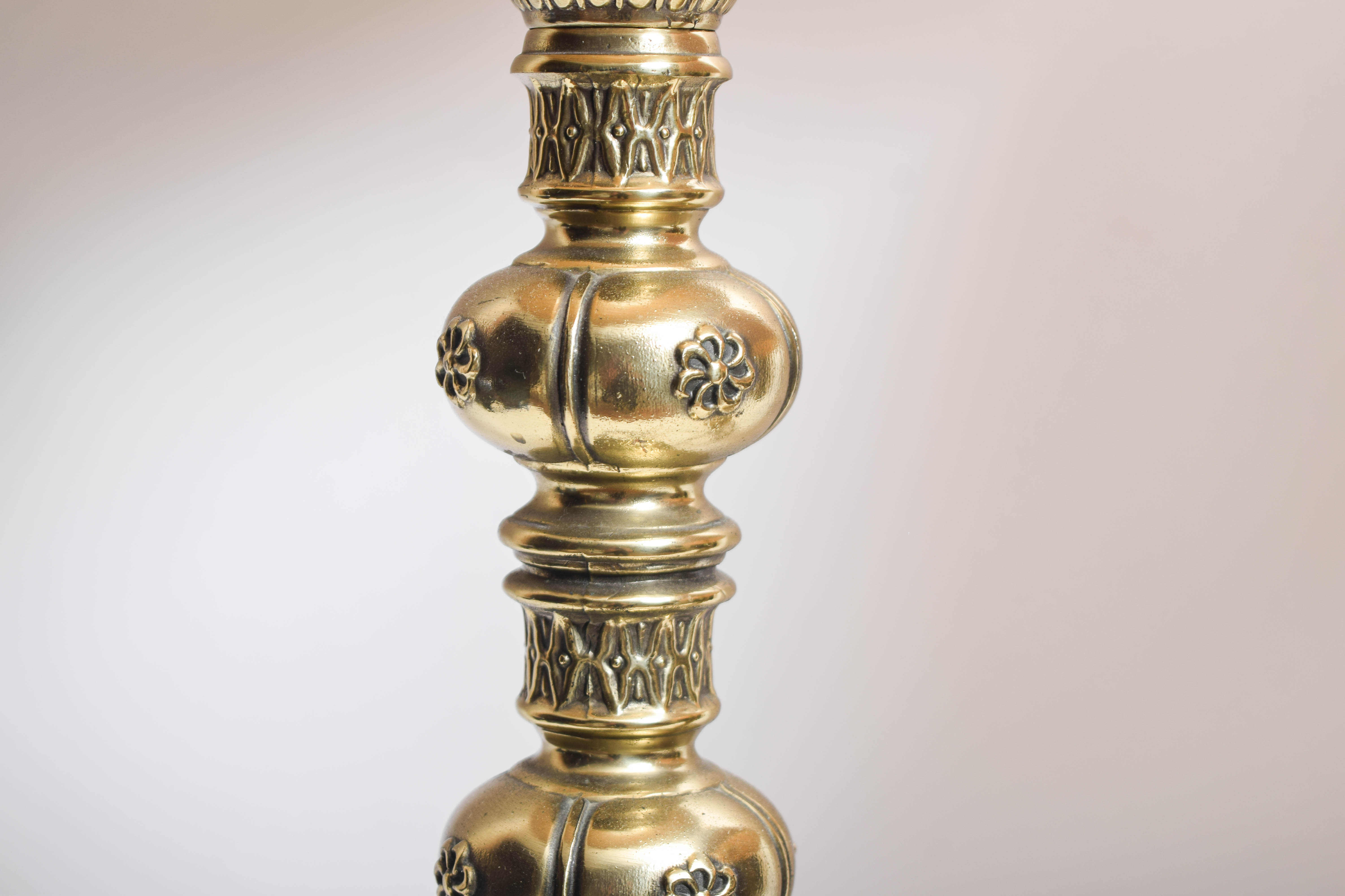 Pair of Vintage Brass Table Lamps