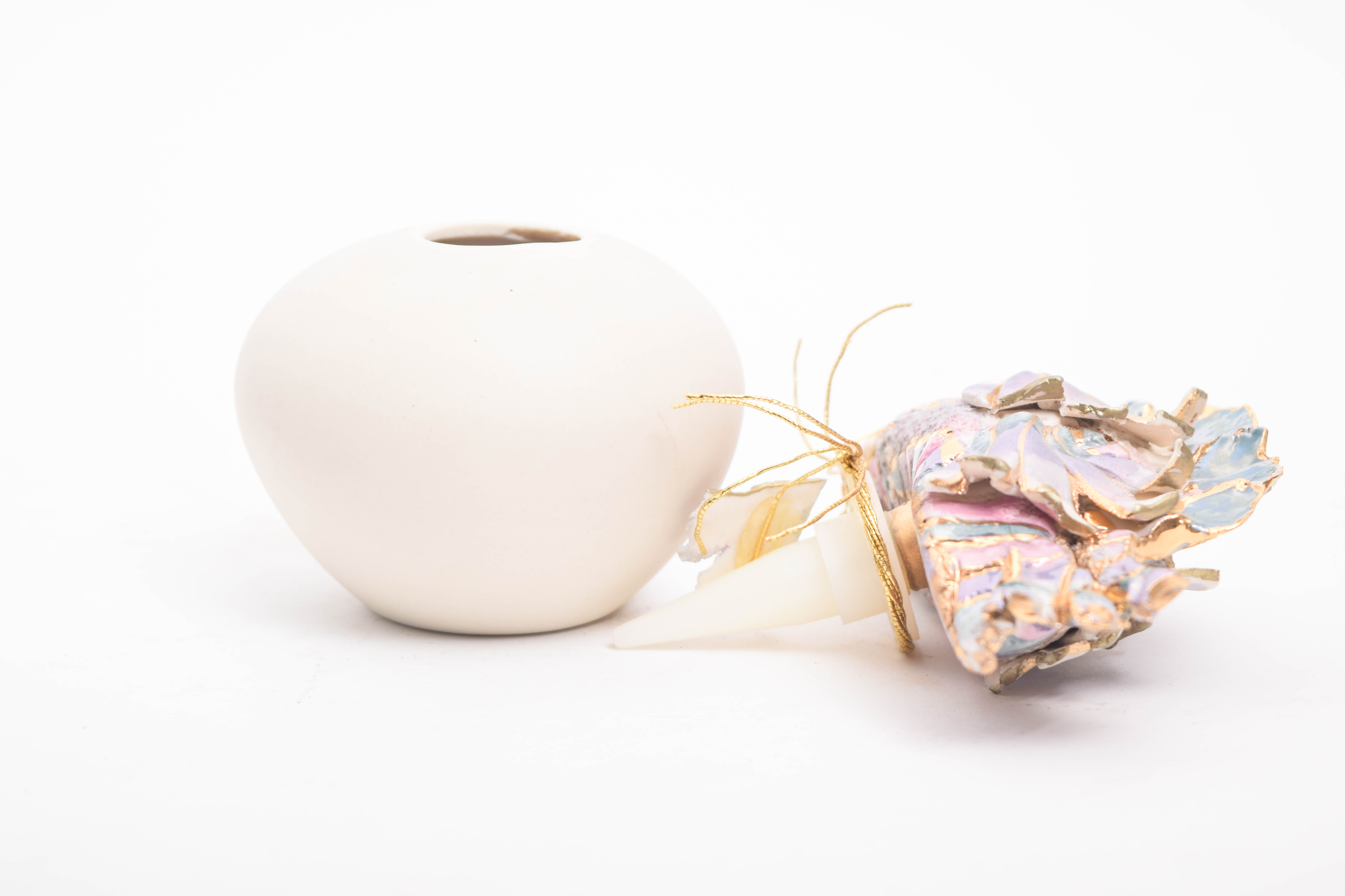 Collection of Vintage Glass and Crystal Vanity Bottles Featuring Orrefors