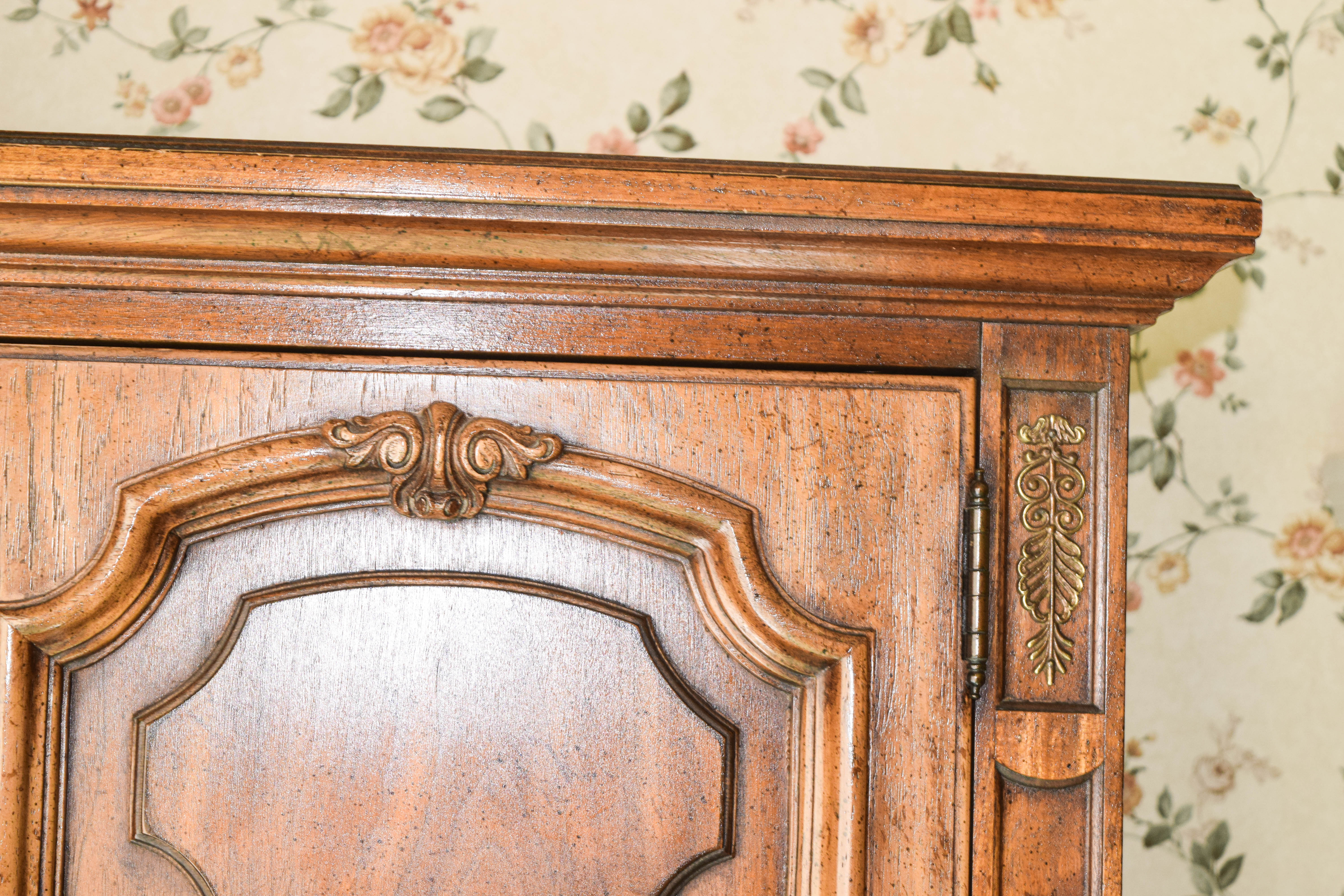 Vintage Wooden Highboy Dresser