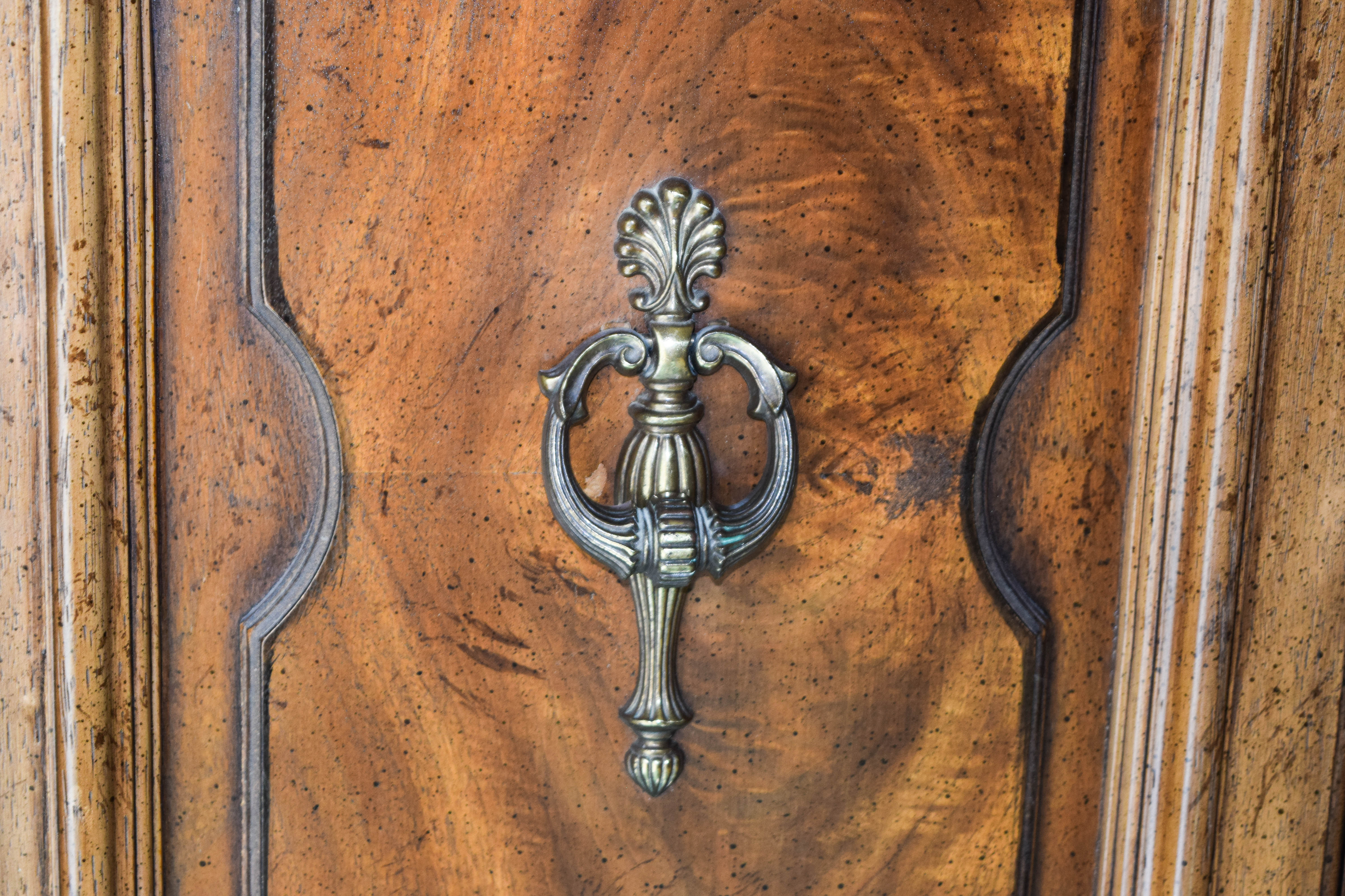 Vintage Wooden Highboy Dresser