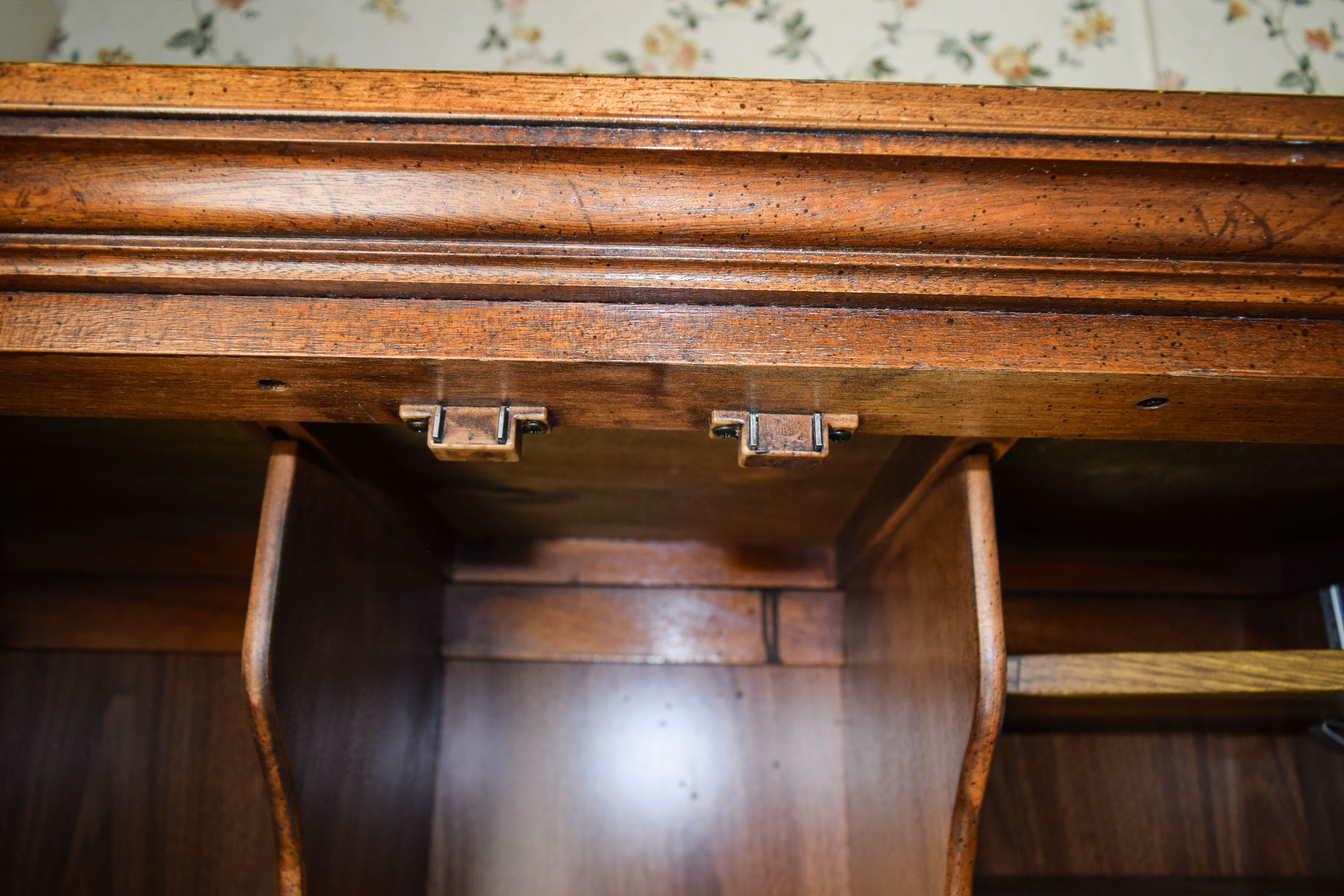 Vintage Wooden Highboy Dresser