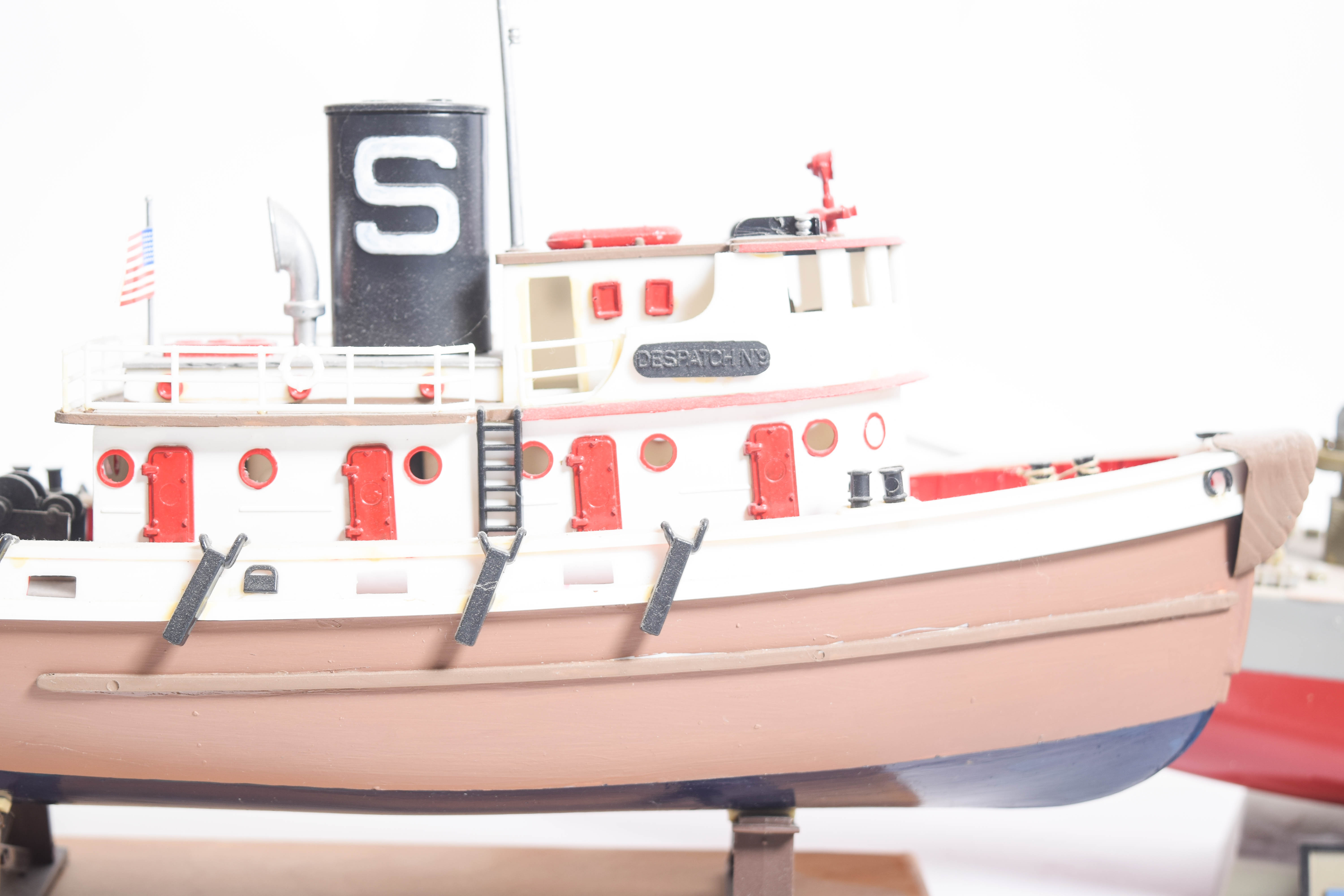 Collection of Model Ships featuring the USS Missouri