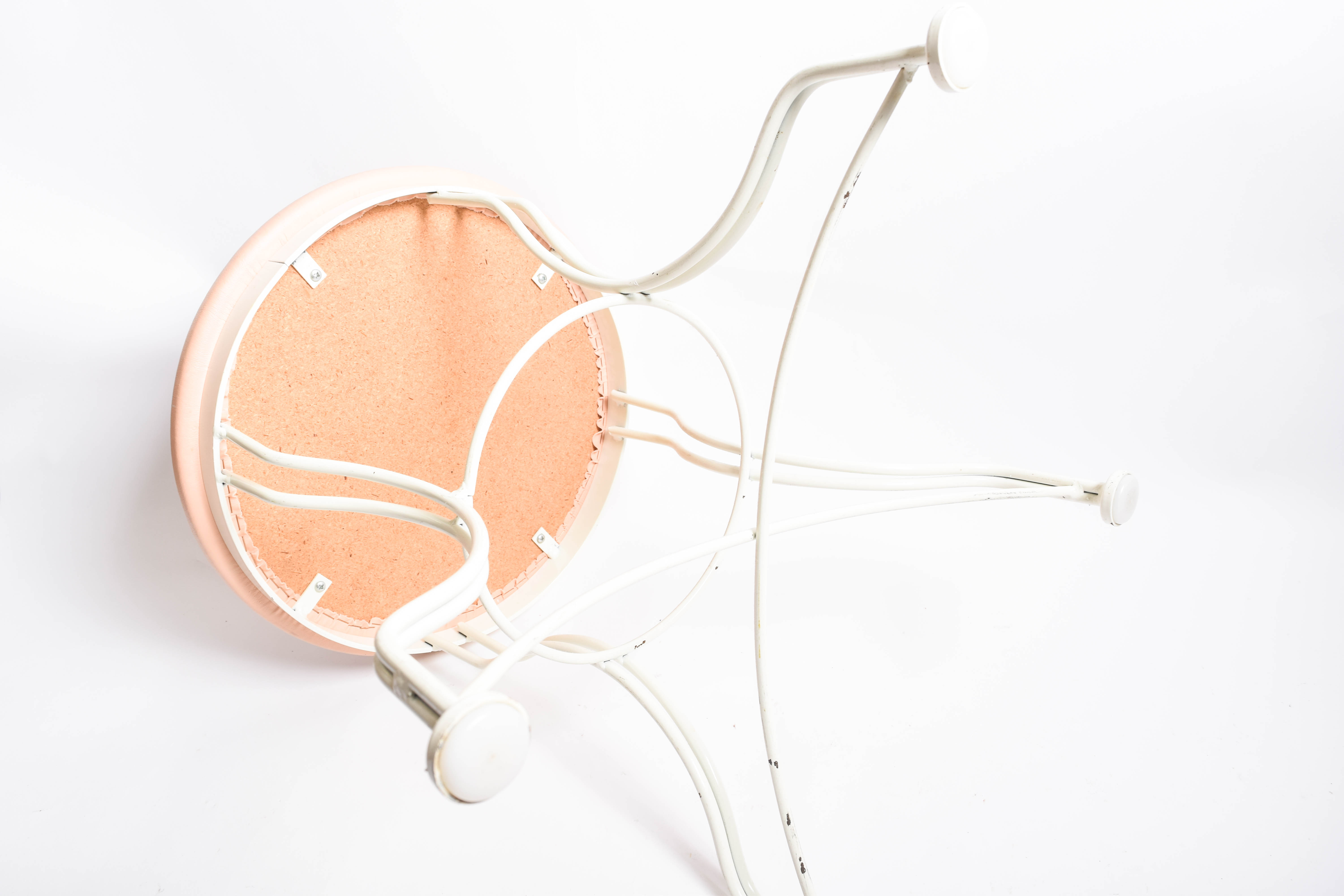 Vintage Metal Vanity Stool