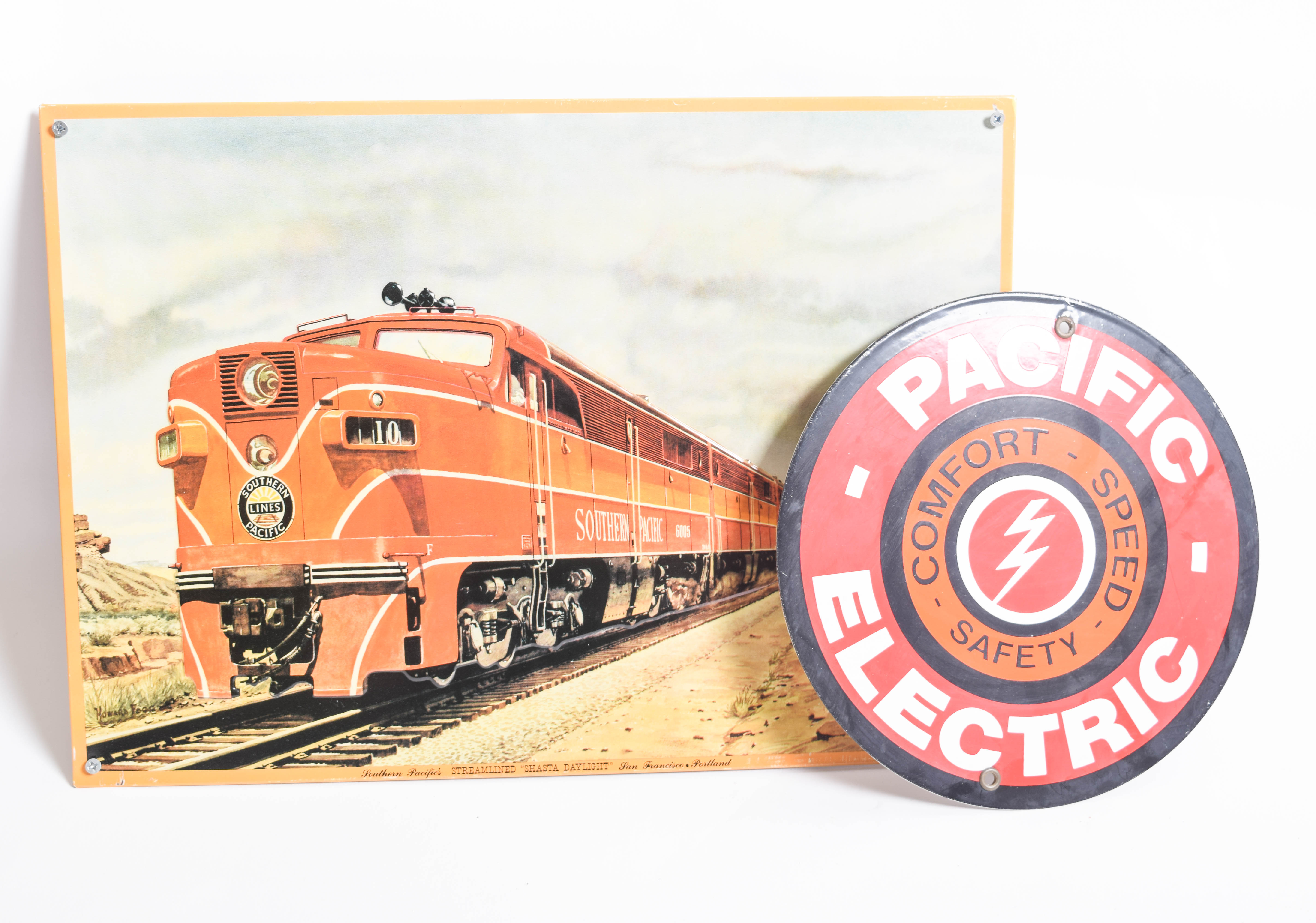 Collection of Train Themed Decor