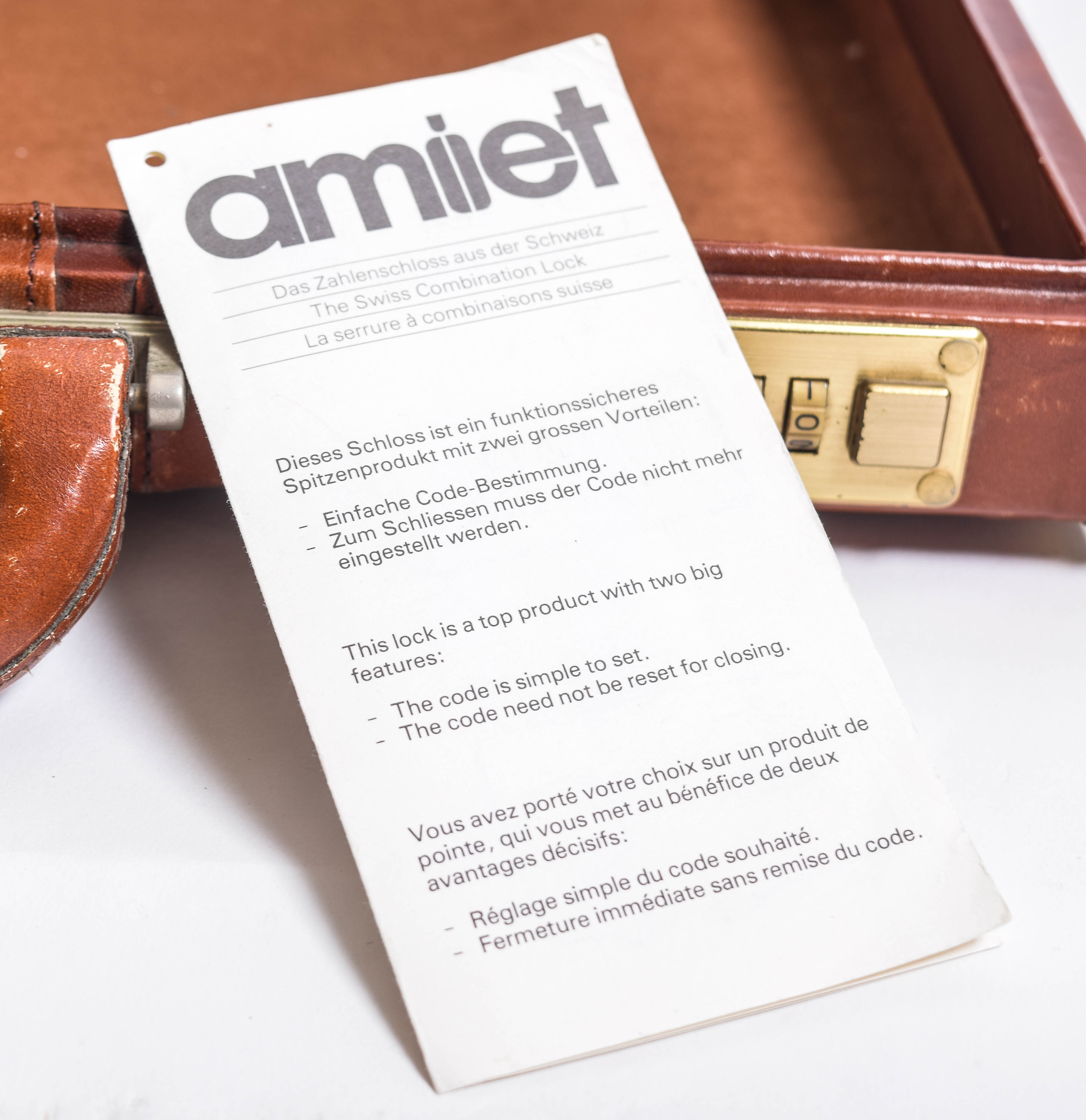 Pair of Vintage Leather Expandable Attache Cases