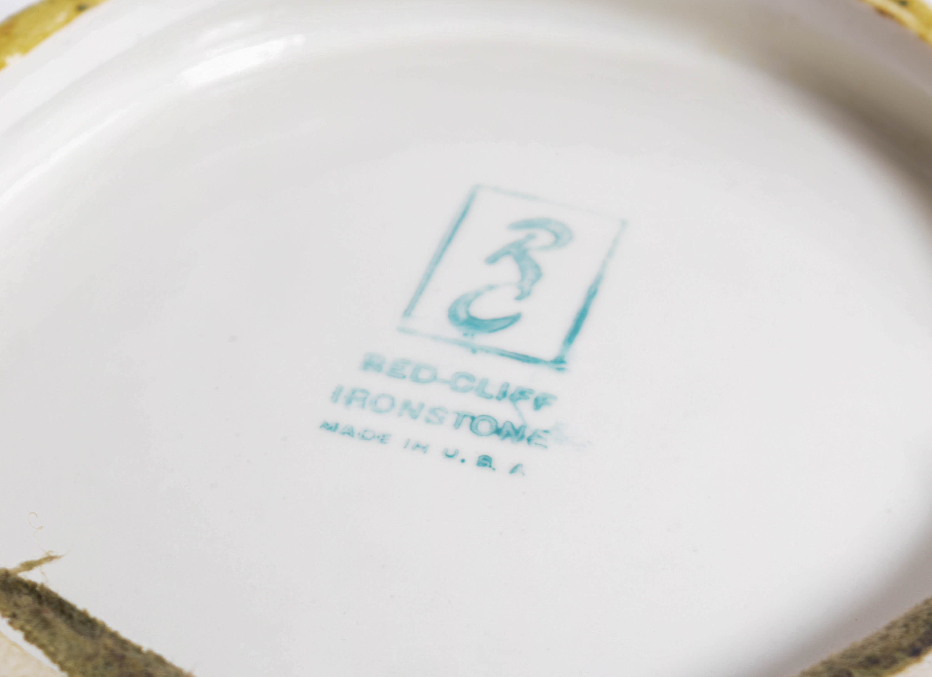 Red-Cliff Ironstone Porcelain Pitcher and Basin