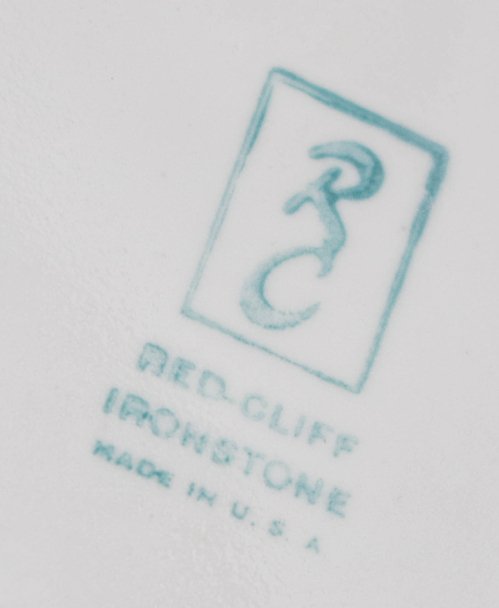 Red-Cliff Ironstone Porcelain Pitcher and Basin