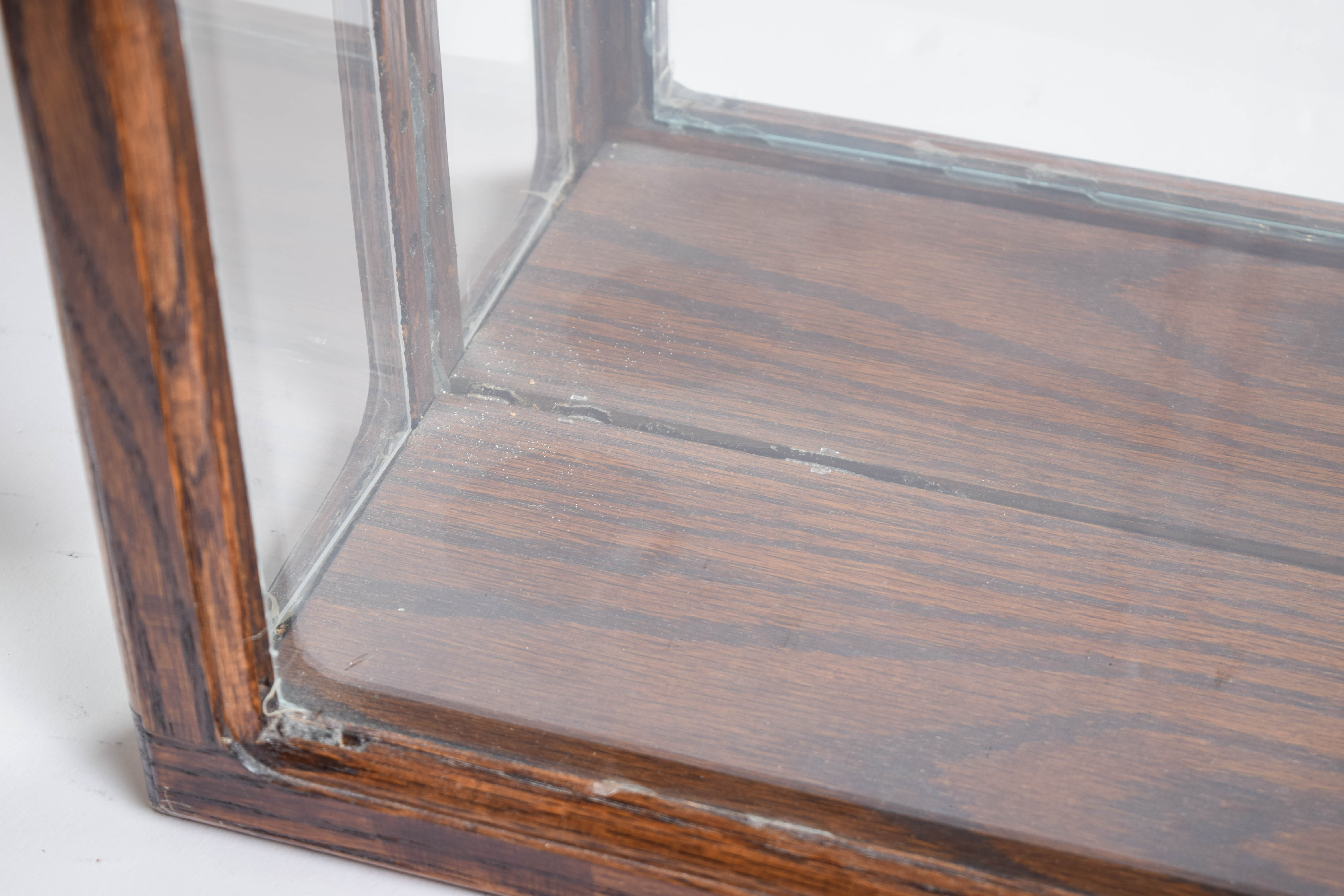 Wooden Wall Mount Curio Cabinet