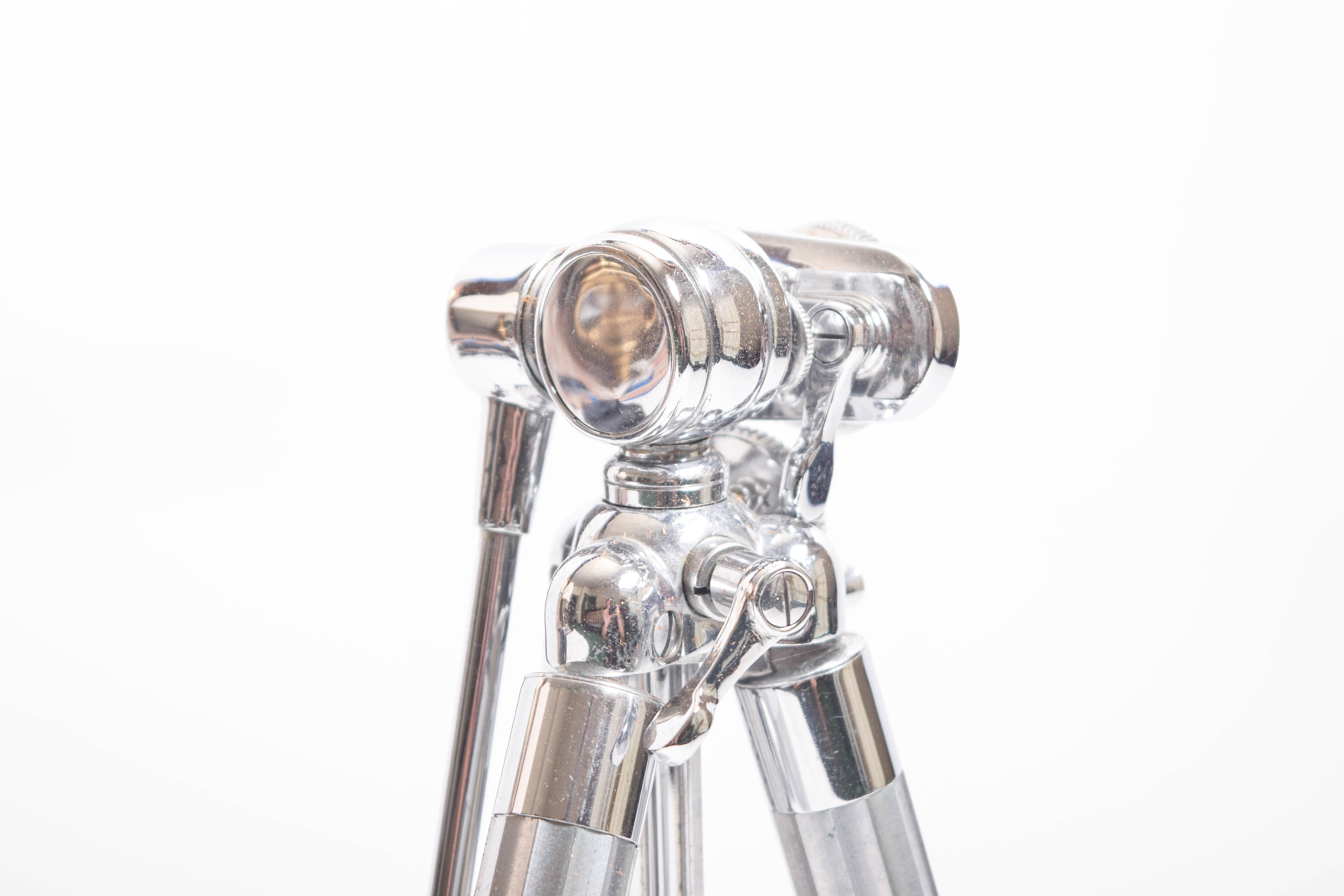 Collection of Vintage Binoculars and Tripod