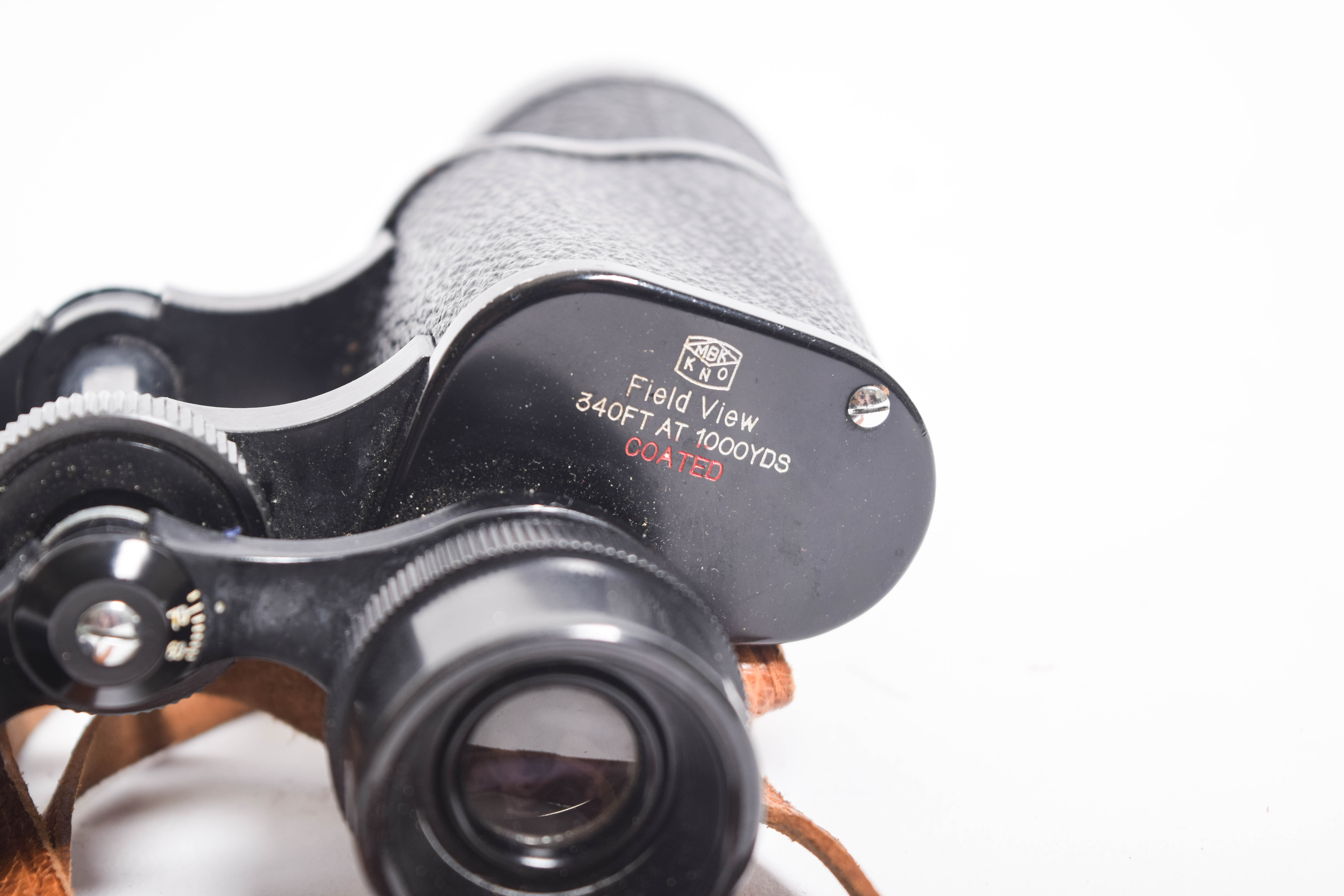 Collection of Vintage Binoculars and Tripod