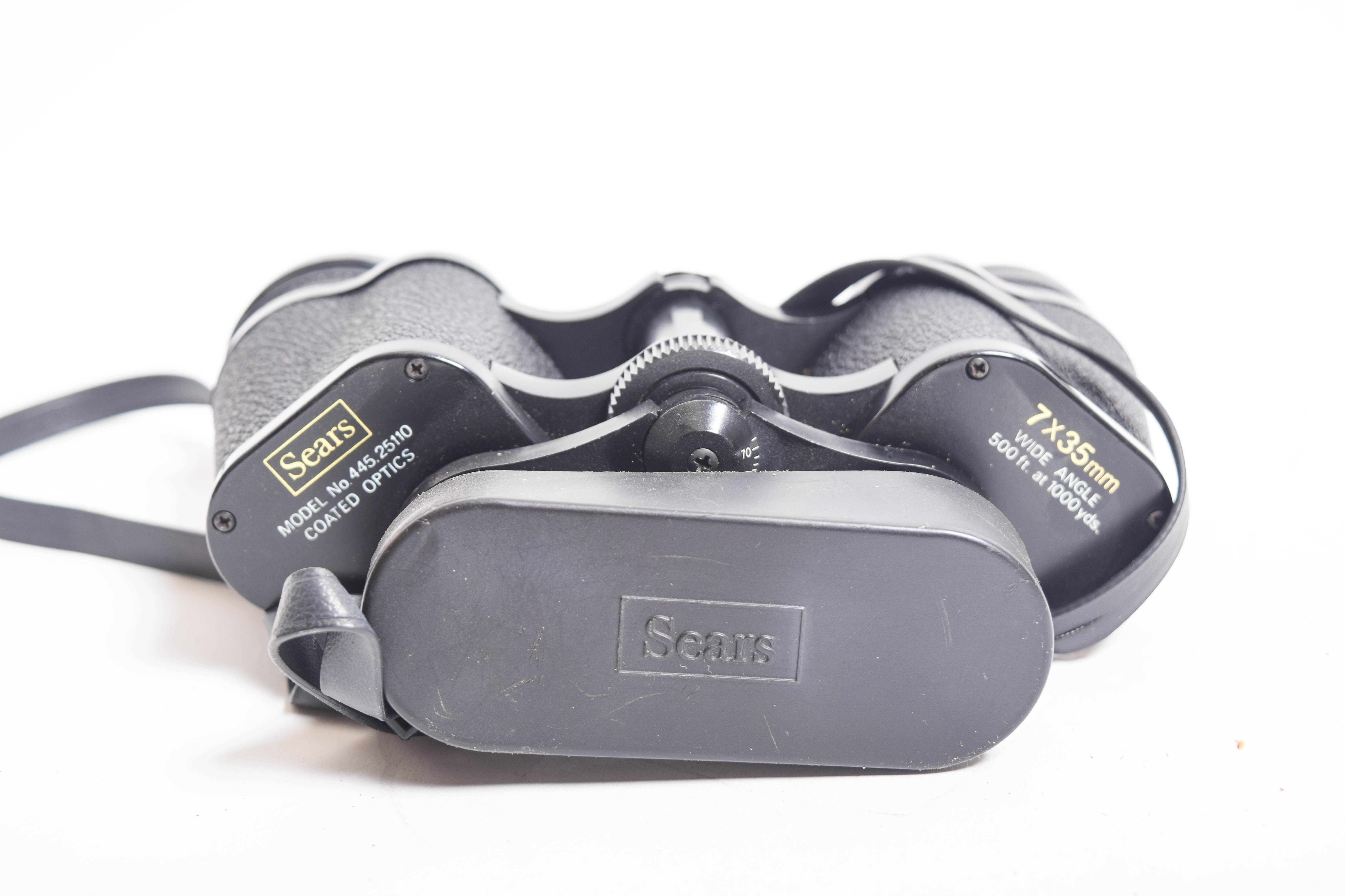 Collection of Vintage Binoculars and Tripod