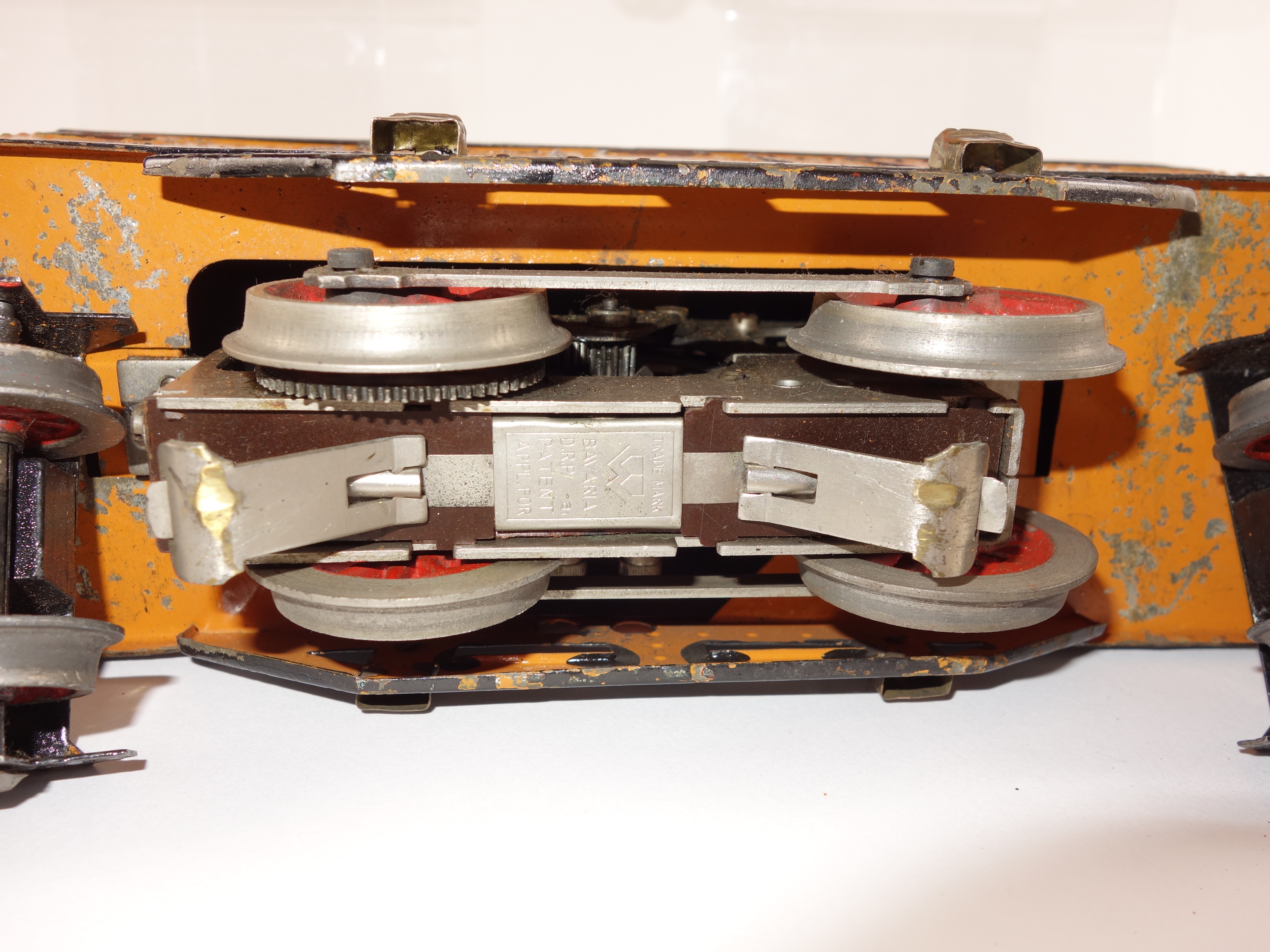 1920s German Gubruder Bing Train Cars