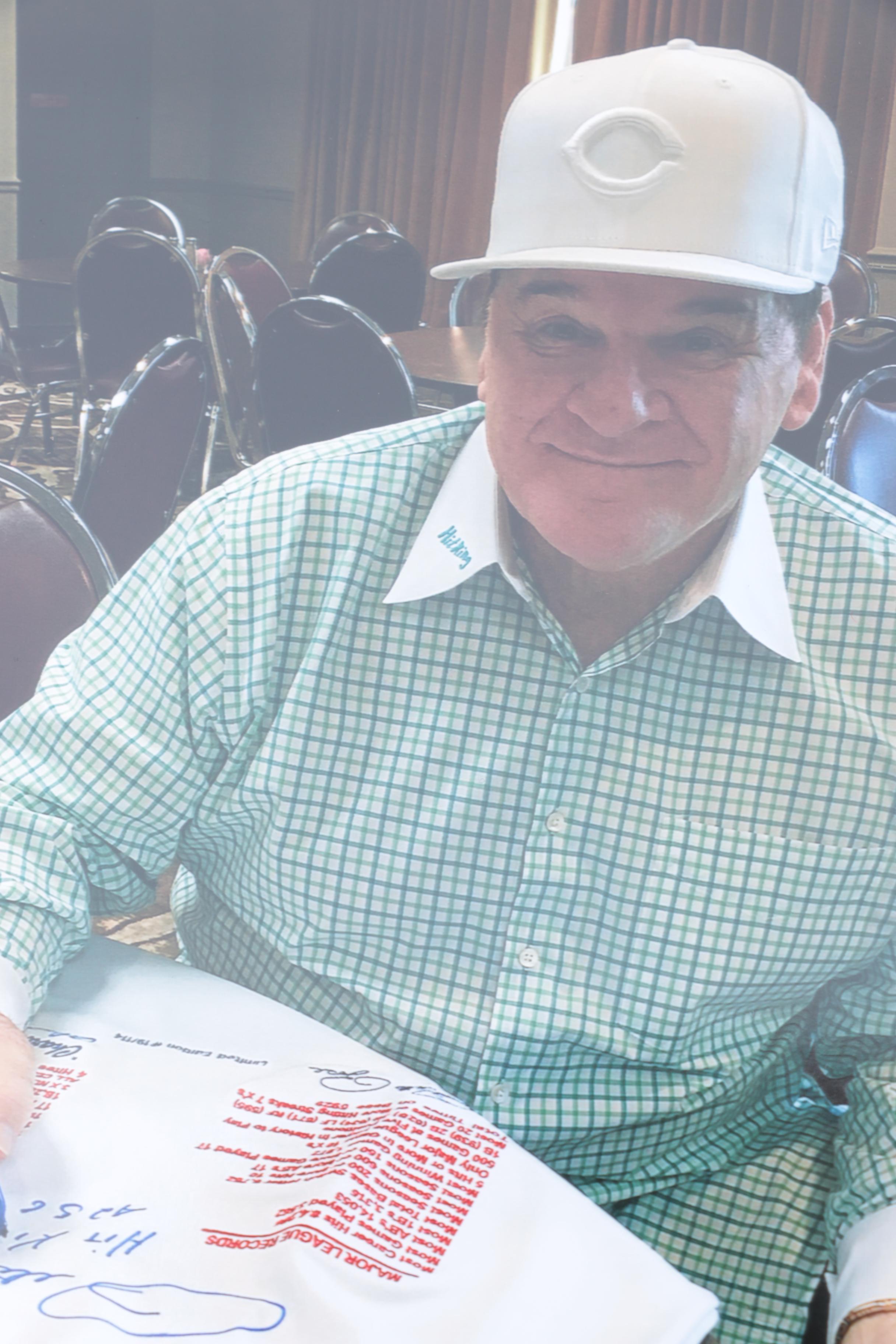 Limited Edition Autographed Pete Rose Jersey