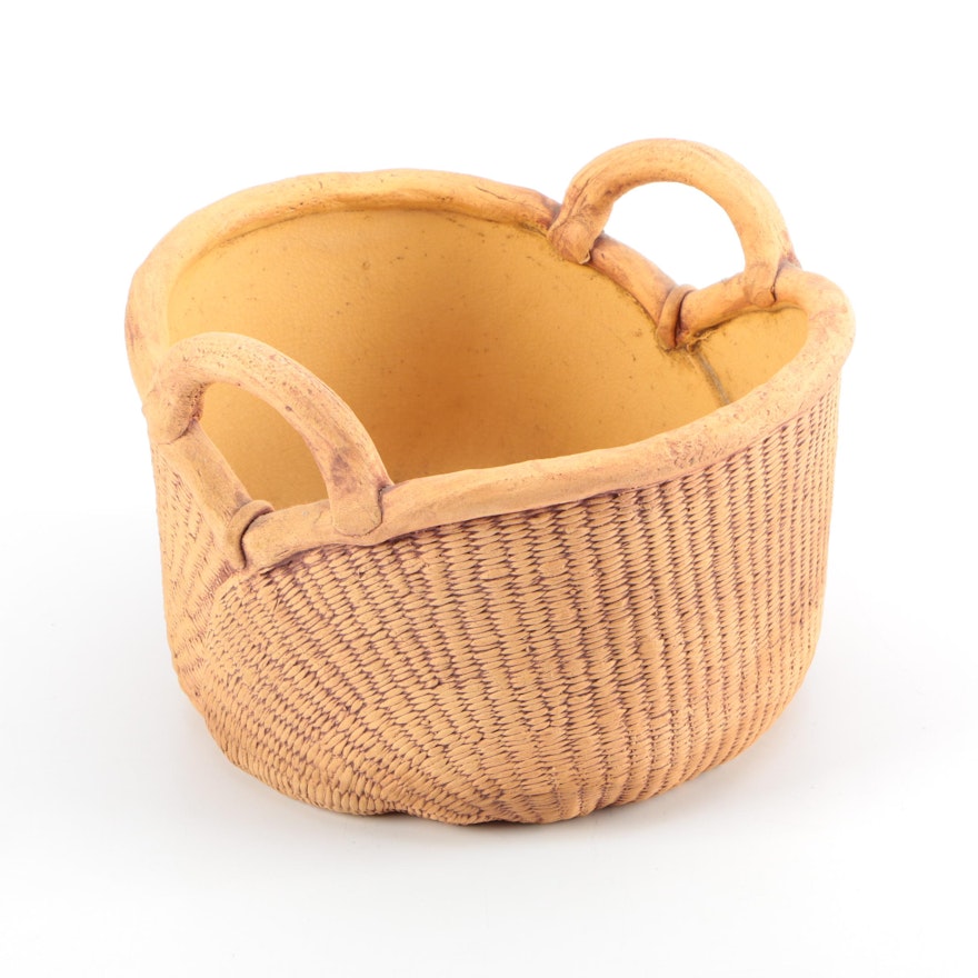 David Heger Handbuilt Stoneware Basket