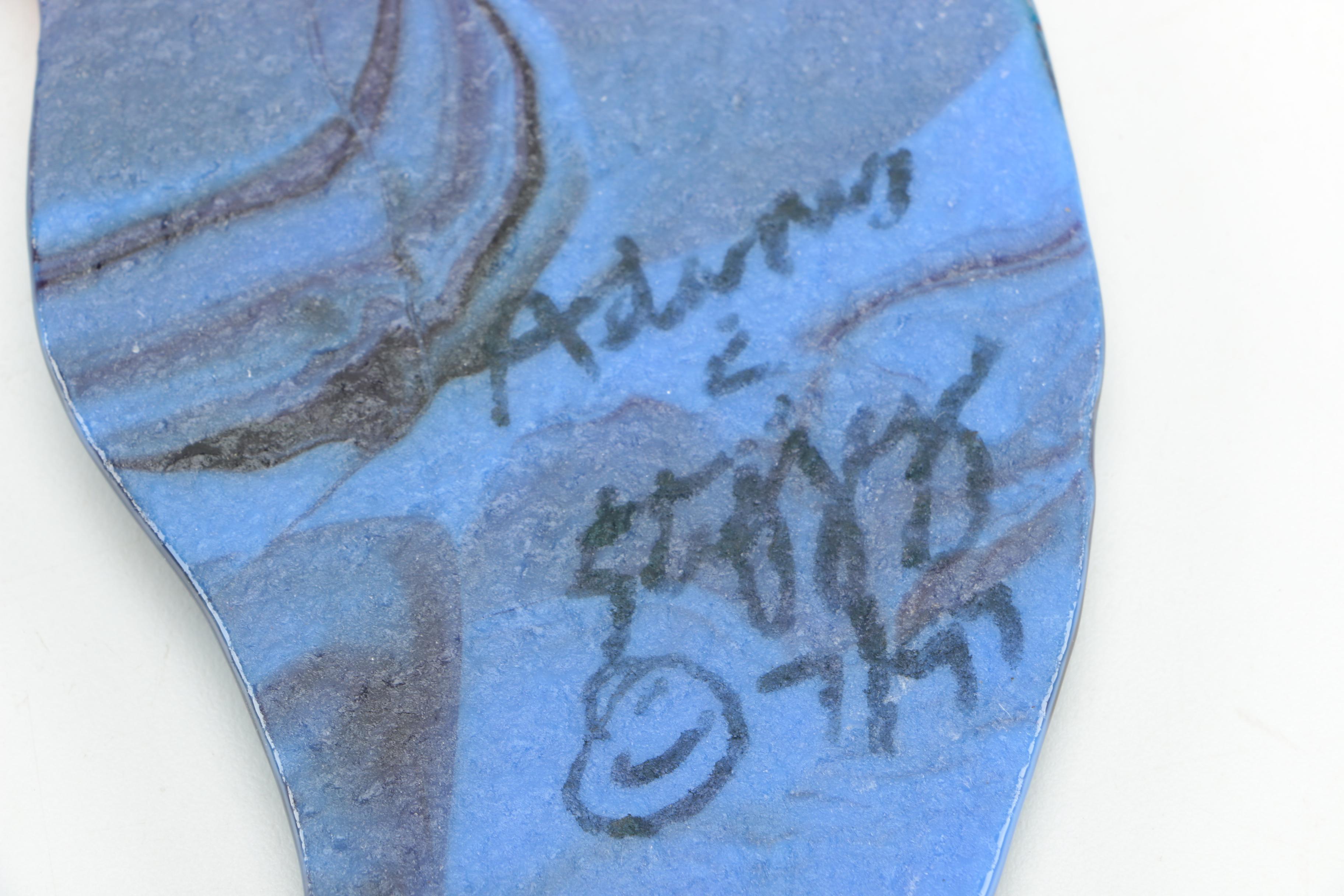 Fused Glass Mermaid Wall Hanging