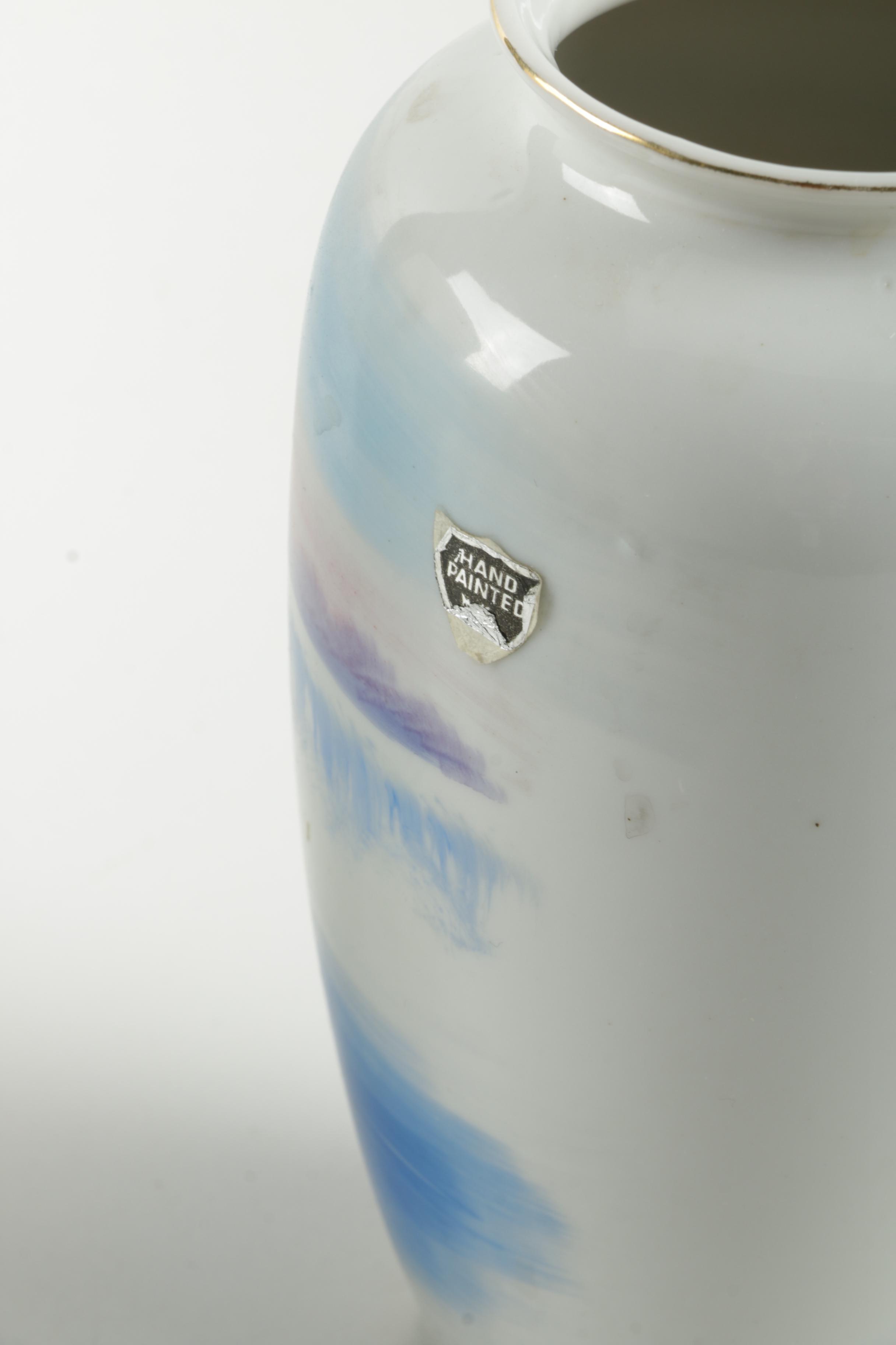 Vintage Niagara Falls Souvenir Vases and Footed Bowl