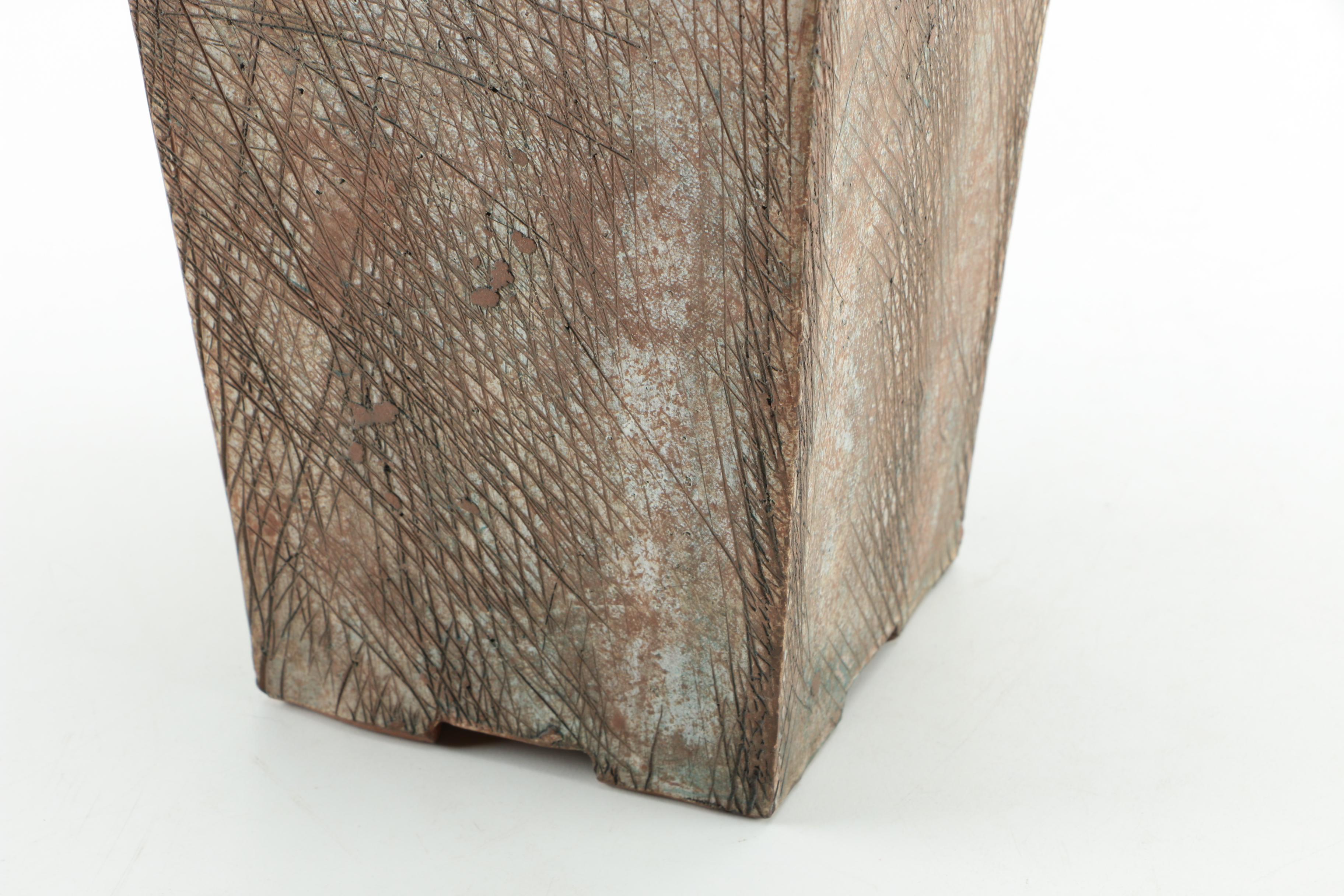 Handbuilt Lidded Terra Cotta Container