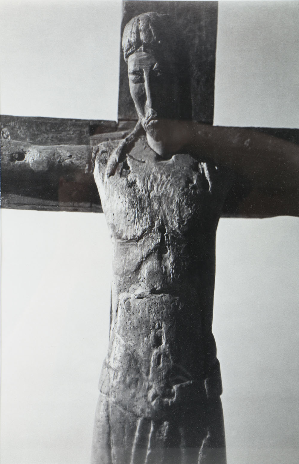 Don Werner Black and White Photograph "12th Cent. Catalano Christo, Barcelona"