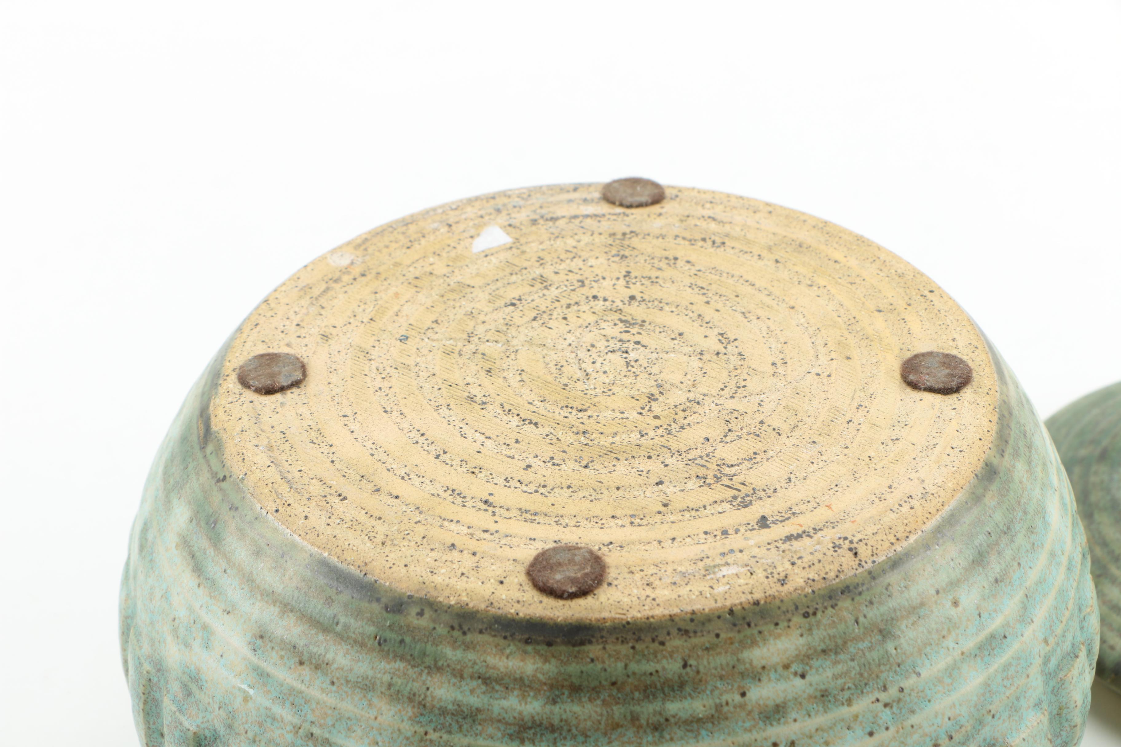 Hand Thrown Stoneware Lidded Bowl
