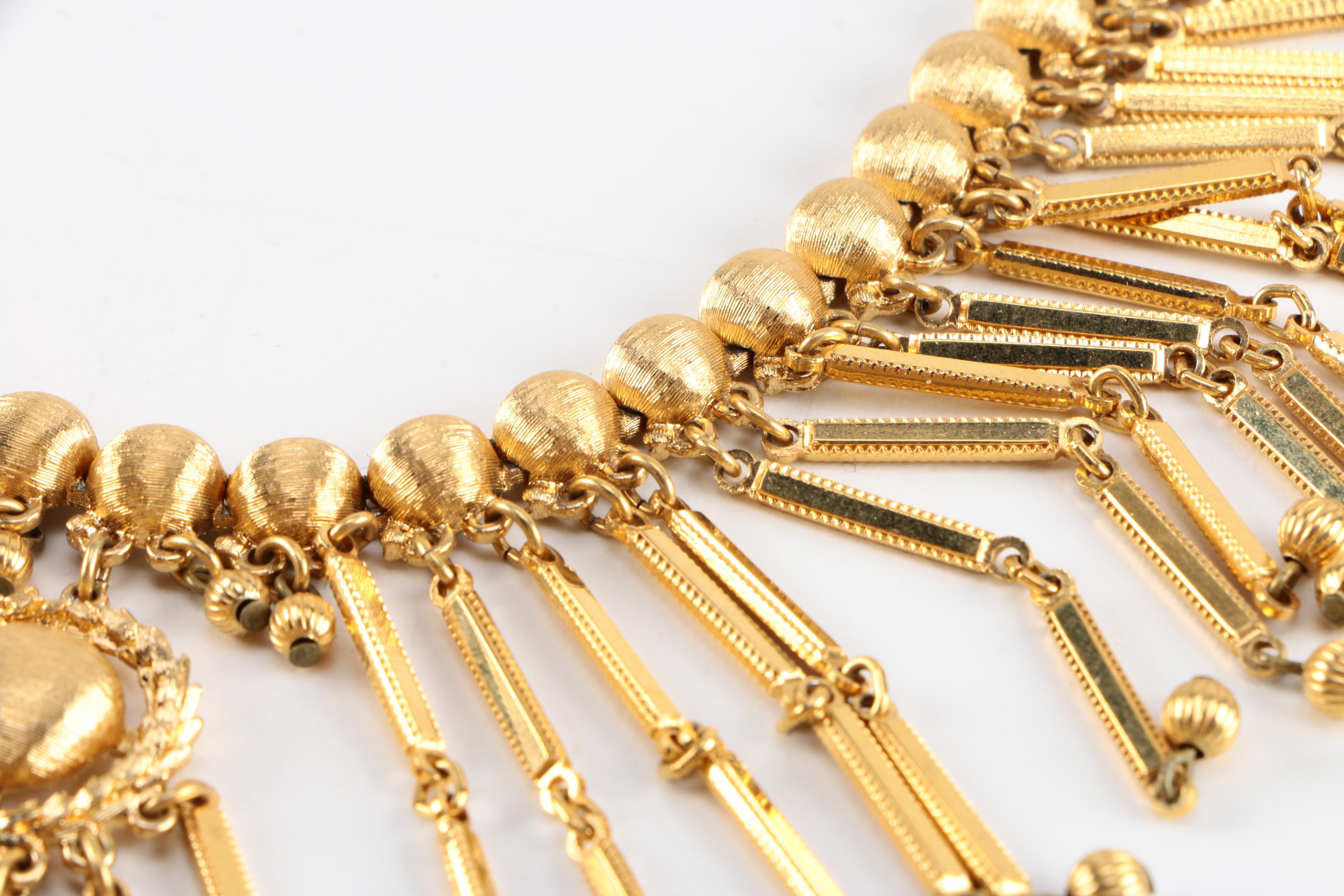 Assorted Gold Tone Jewelry Including Carlton Ridge for S.H.