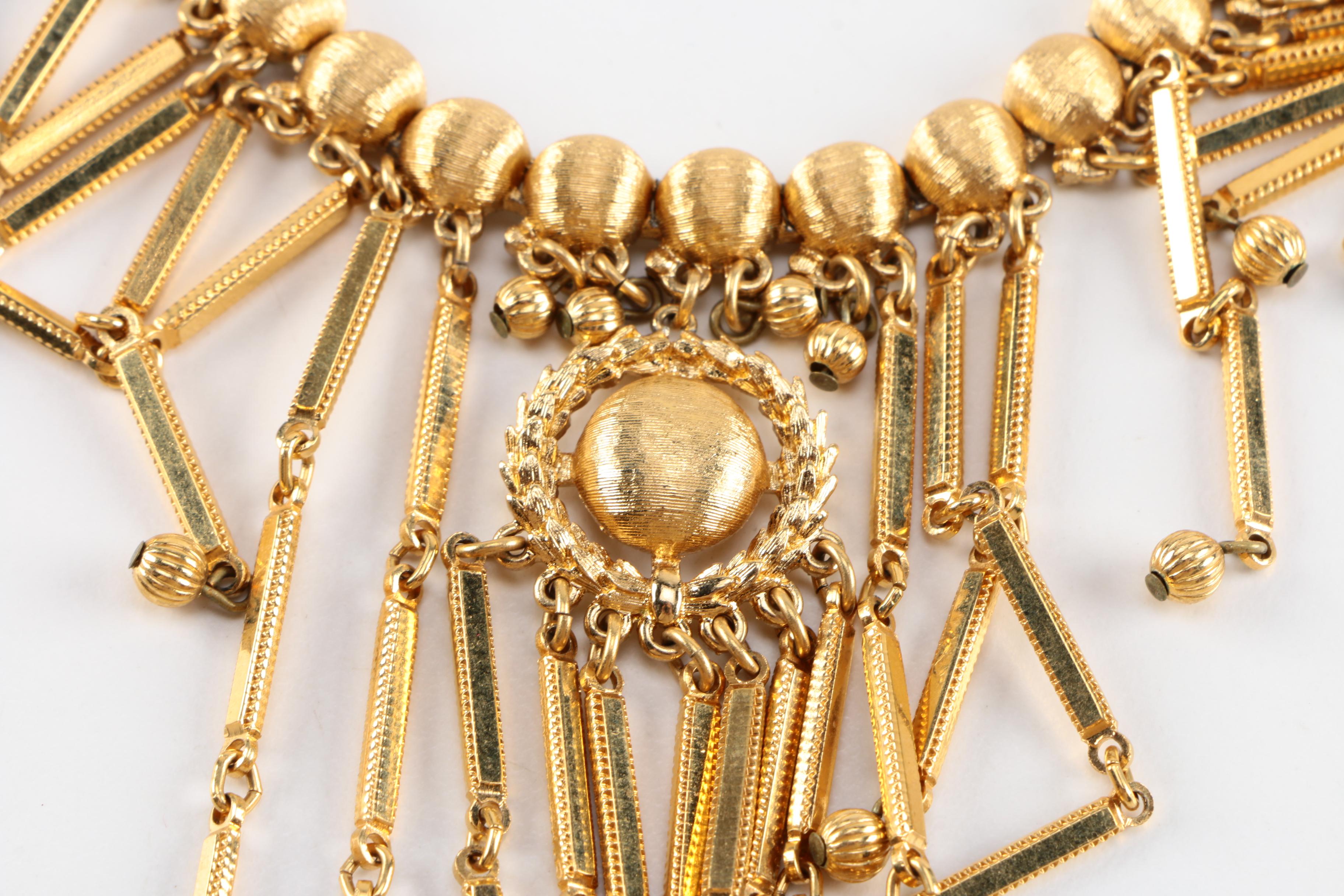 Assorted Gold Tone Jewelry Including Carlton Ridge for S.H.