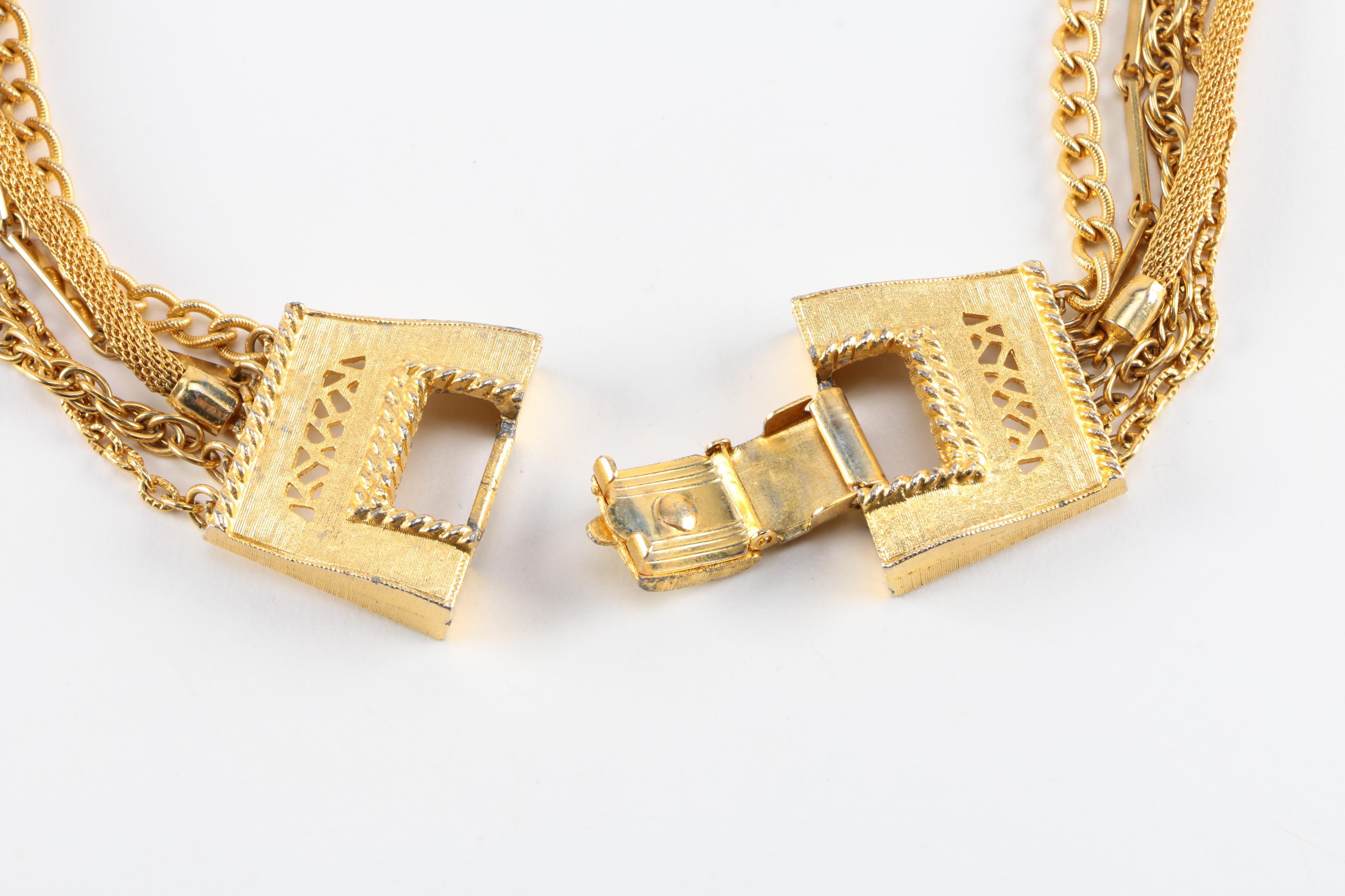 Assorted Gold Tone Jewelry Including Carlton Ridge for S.H.