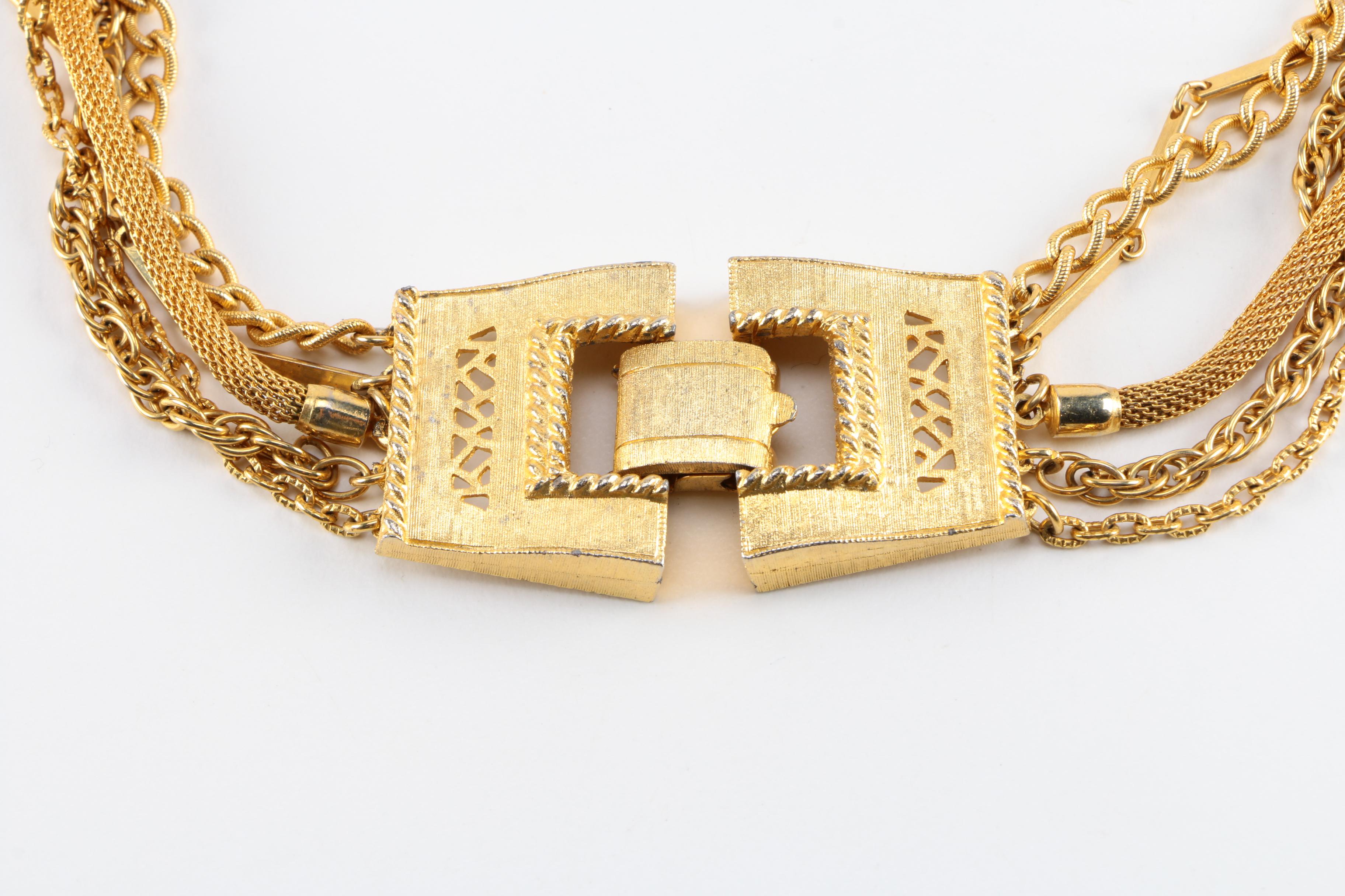 Assorted Gold Tone Jewelry Including Carlton Ridge for S.H.