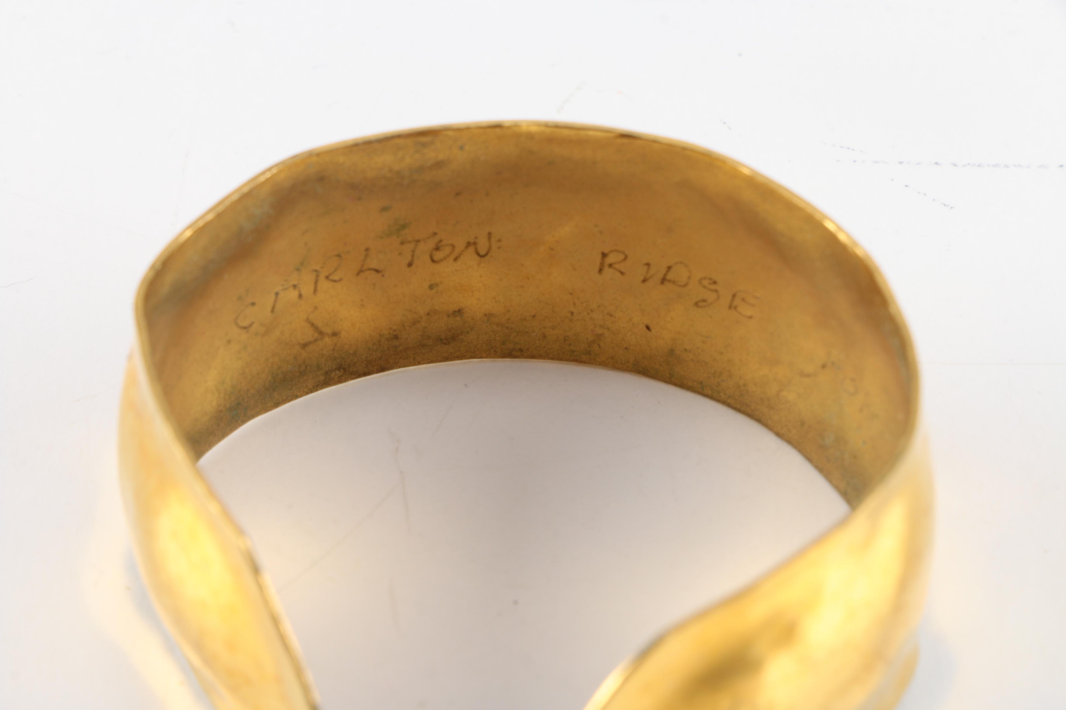 Assorted Gold Tone Jewelry Including Carlton Ridge for S.H.