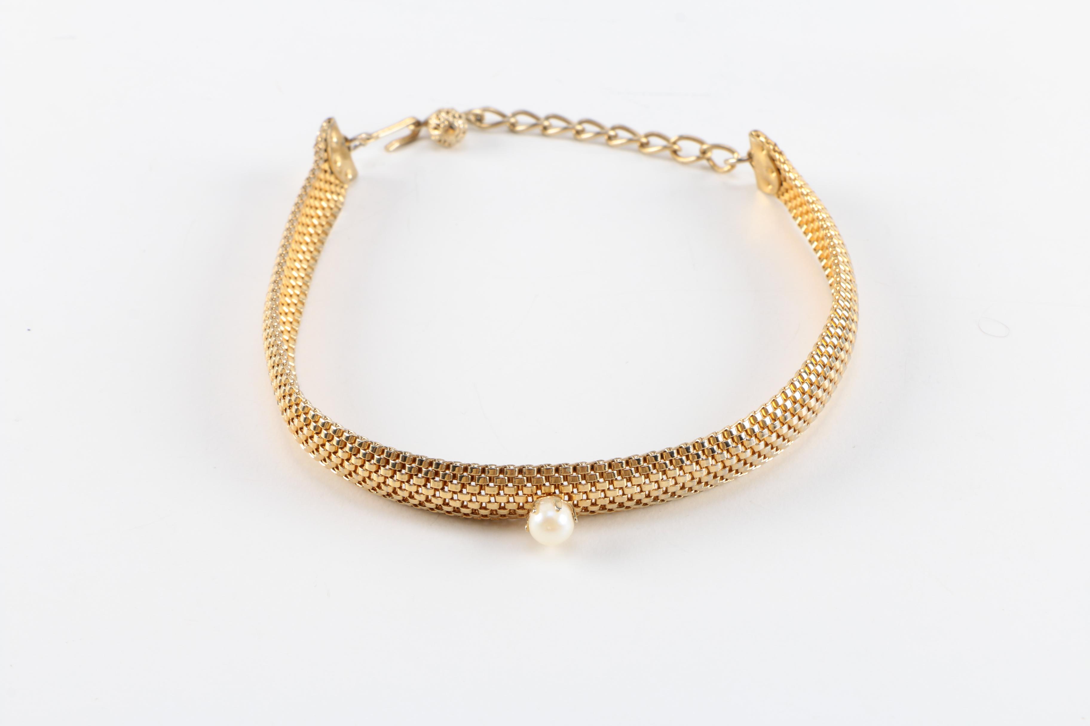 Assorted Gold Tone Jewelry Including Carlton Ridge for S.H.