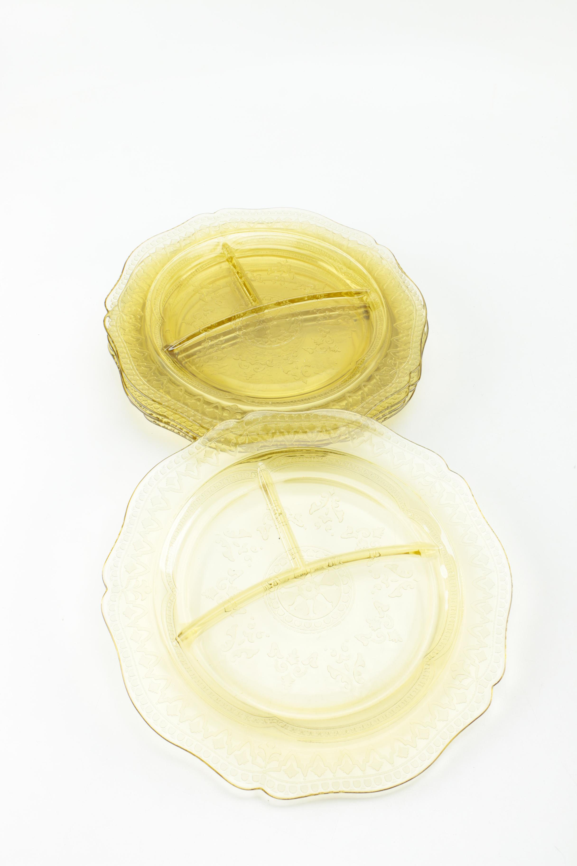 Yellow Depression Glassware