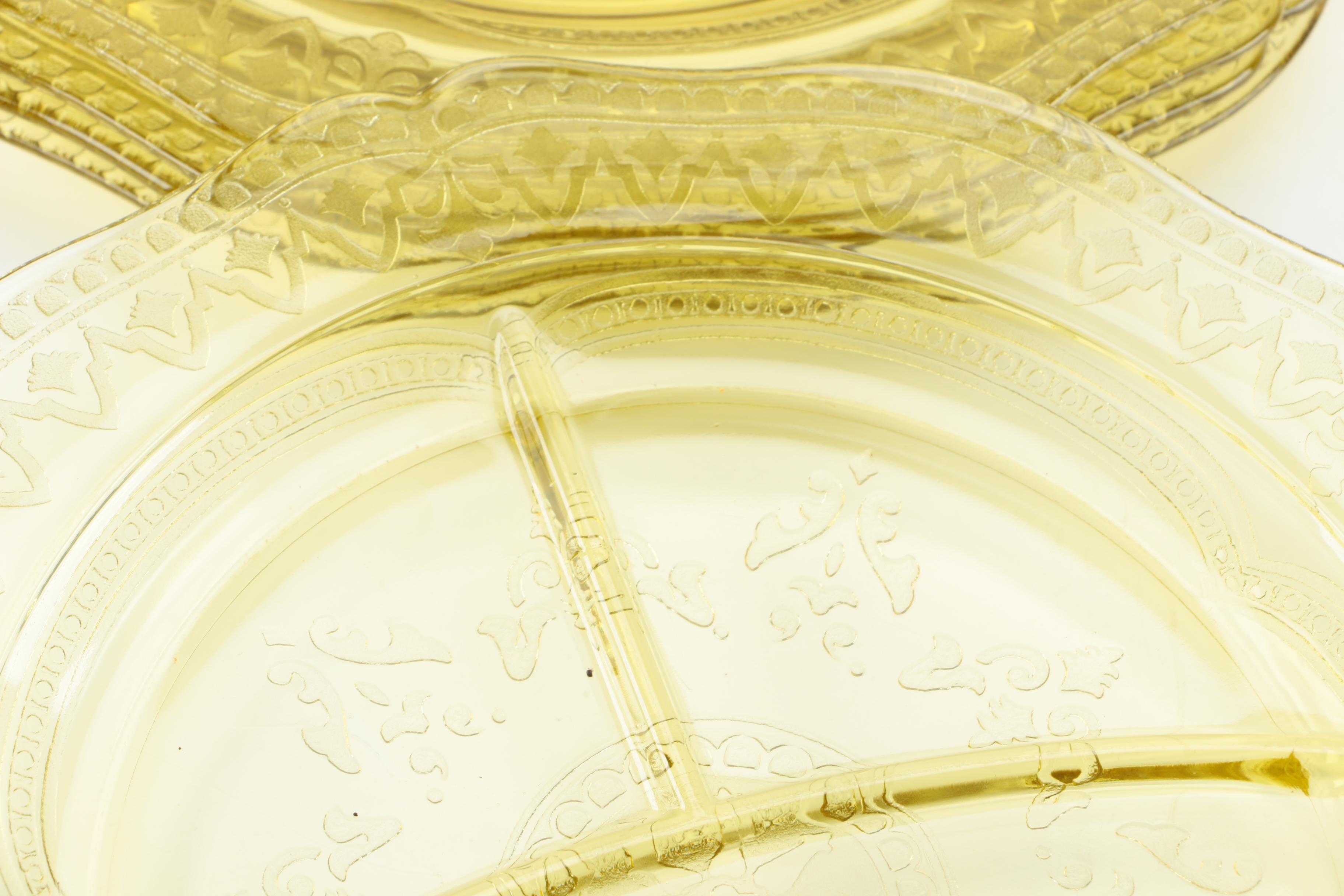 Yellow Depression Glassware