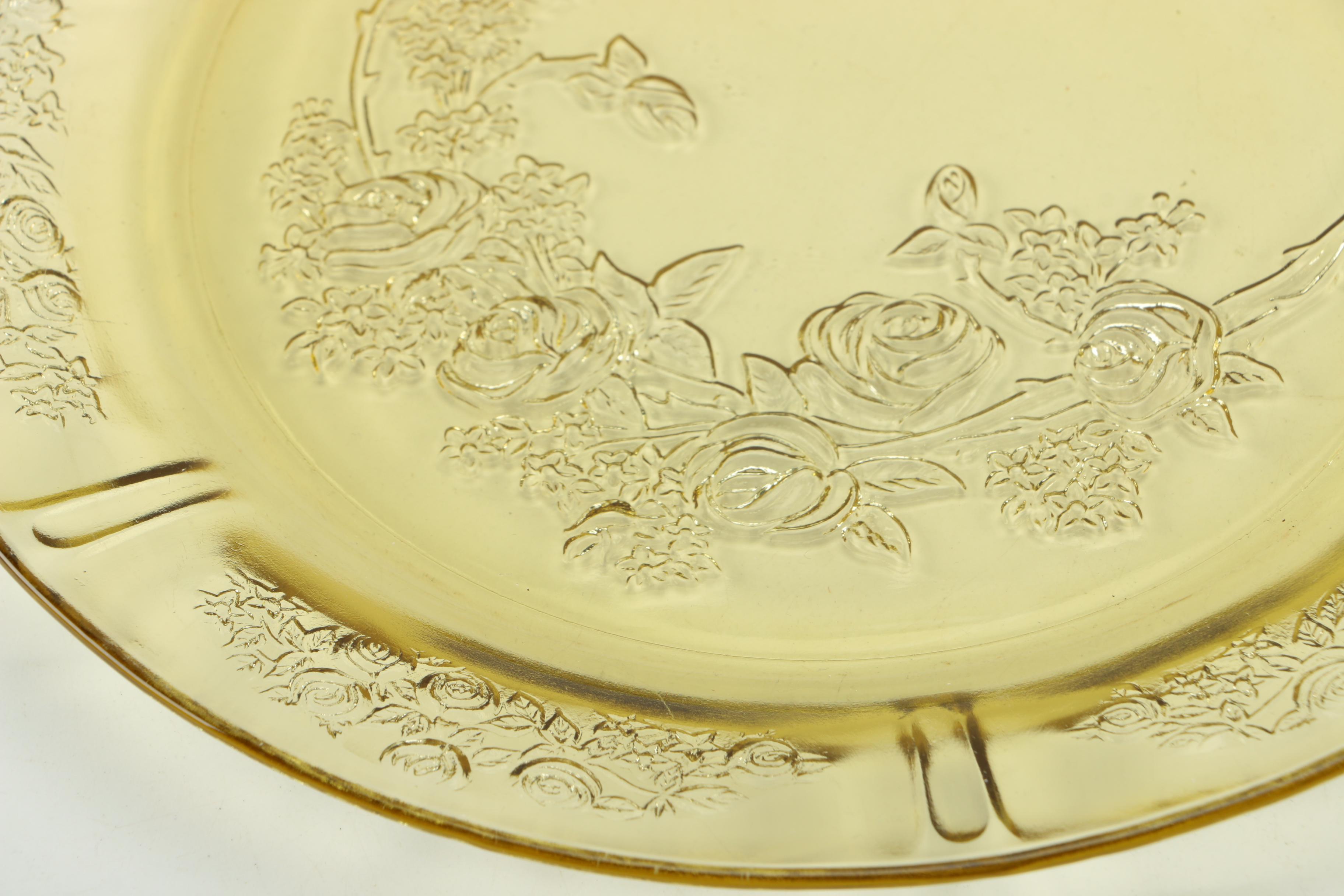 Yellow Depression Glassware