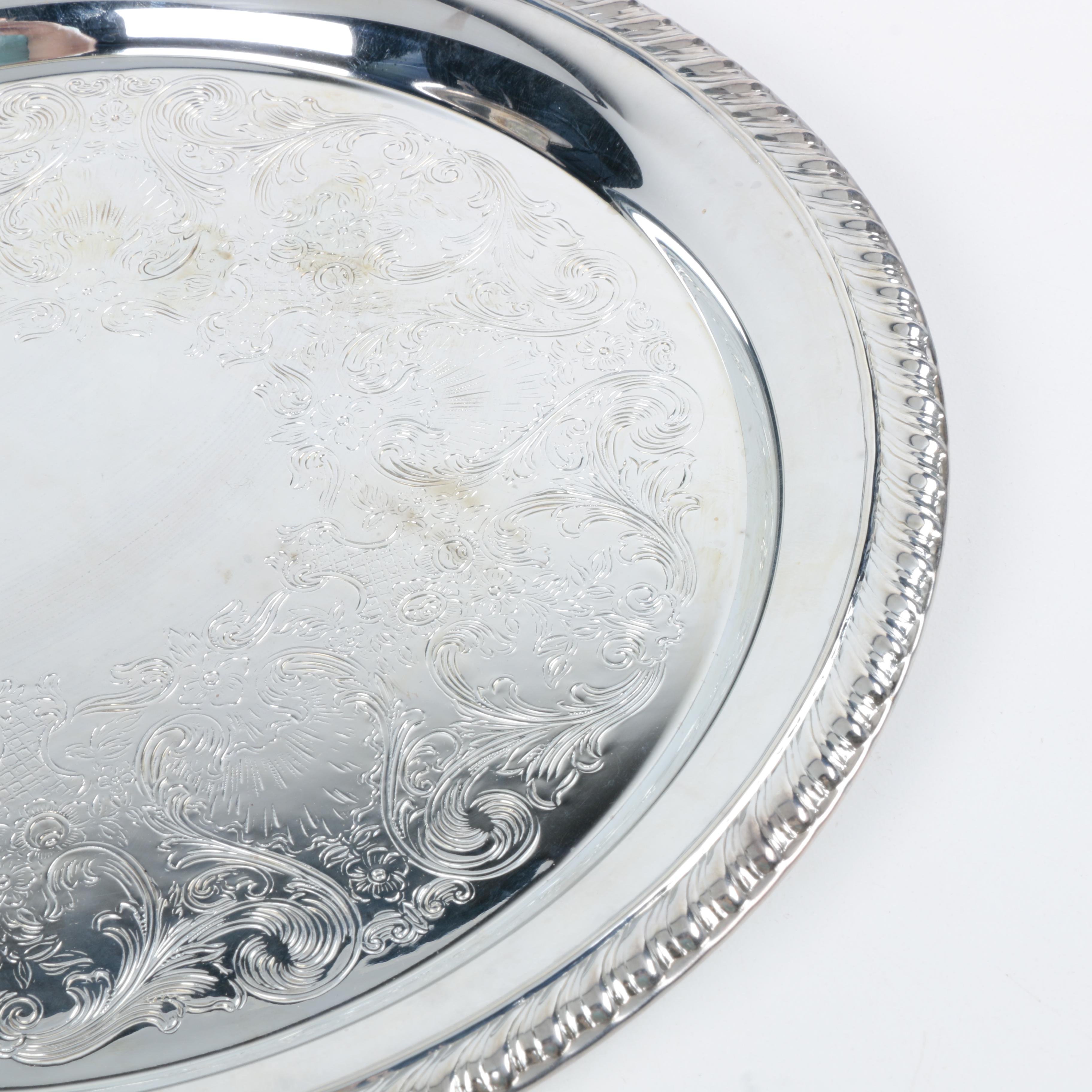 Silver Plate Tableware Featuring F.B. Rogers Silver Co.