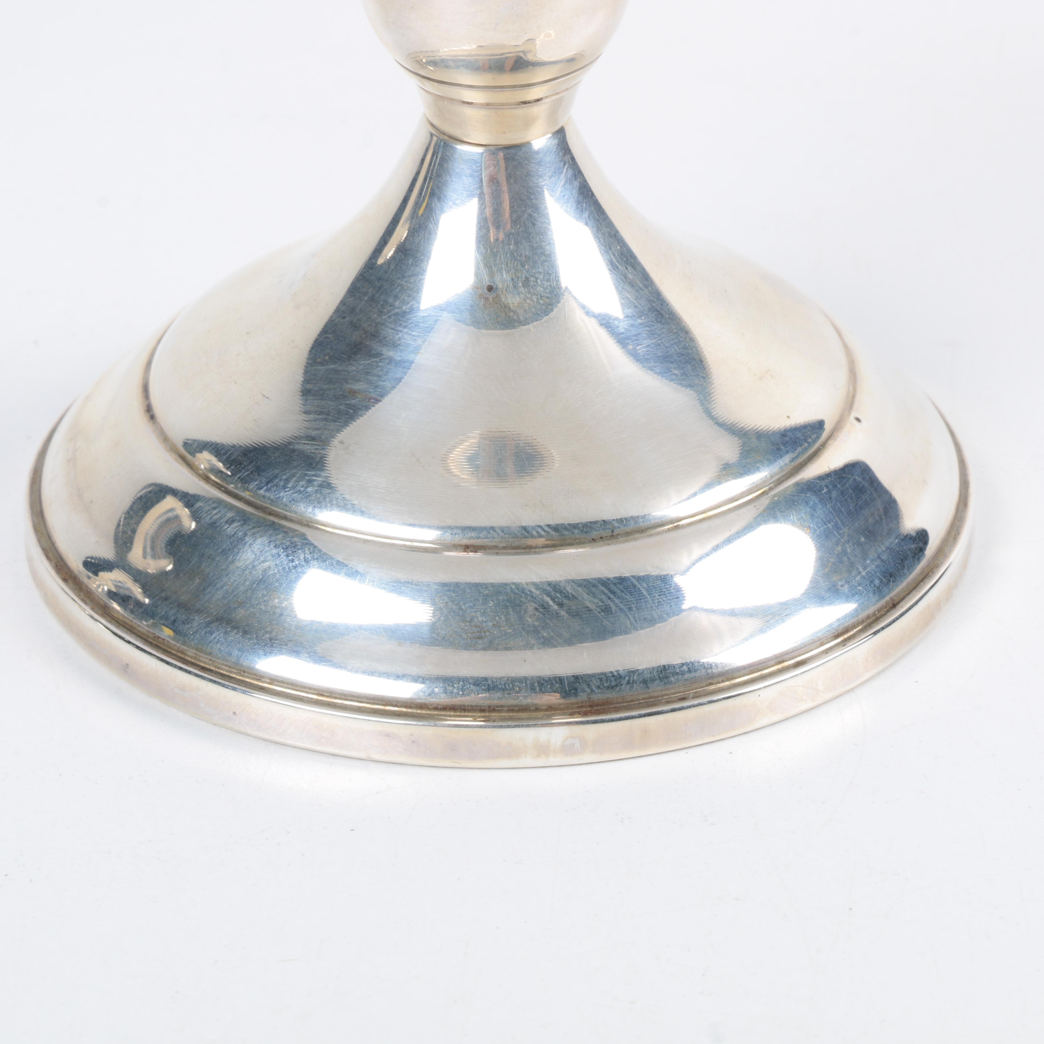 Towle Short Weighted Sterling Silver Candlesticks