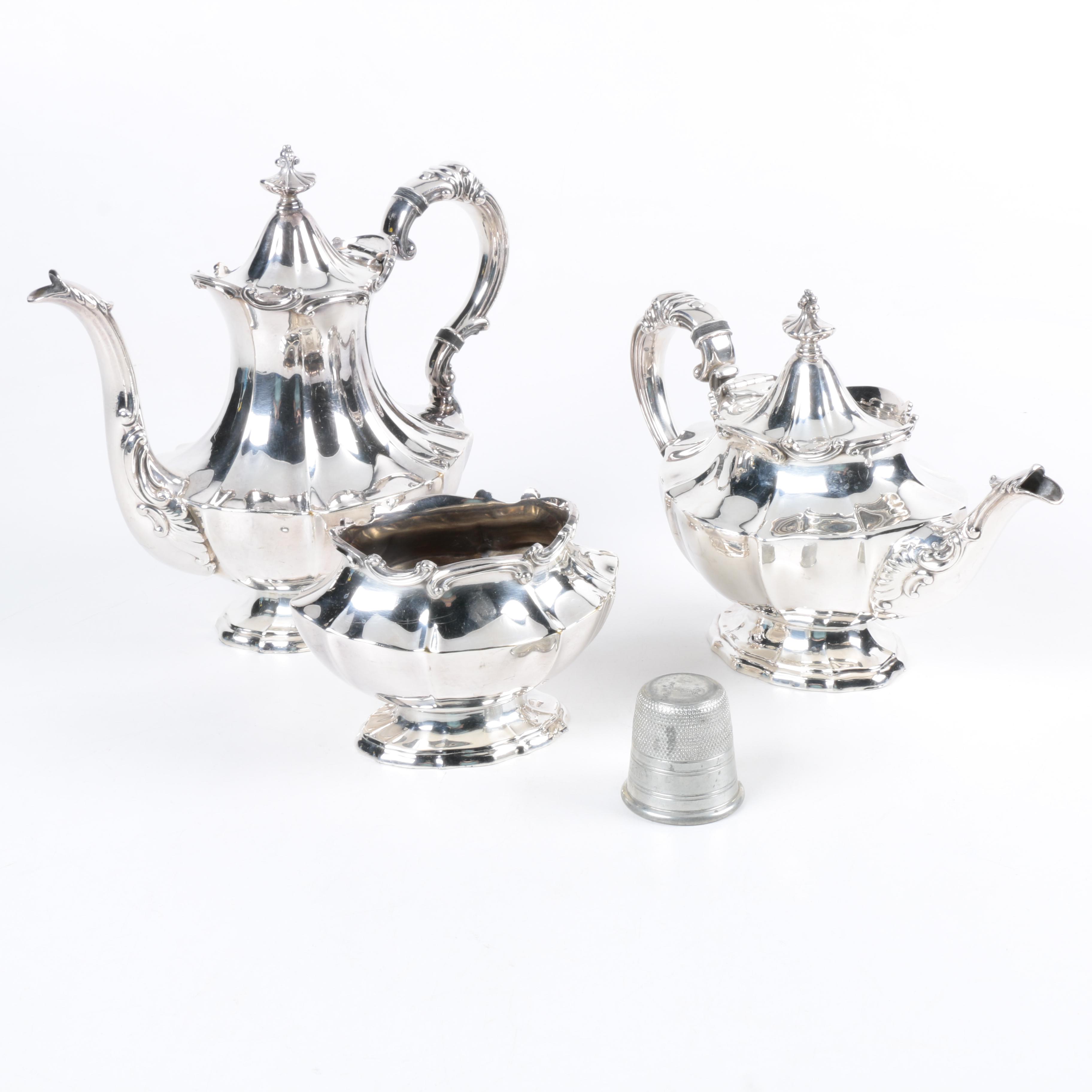 Reed & Barton Plated Silver and a Pewter Thimble Jigger