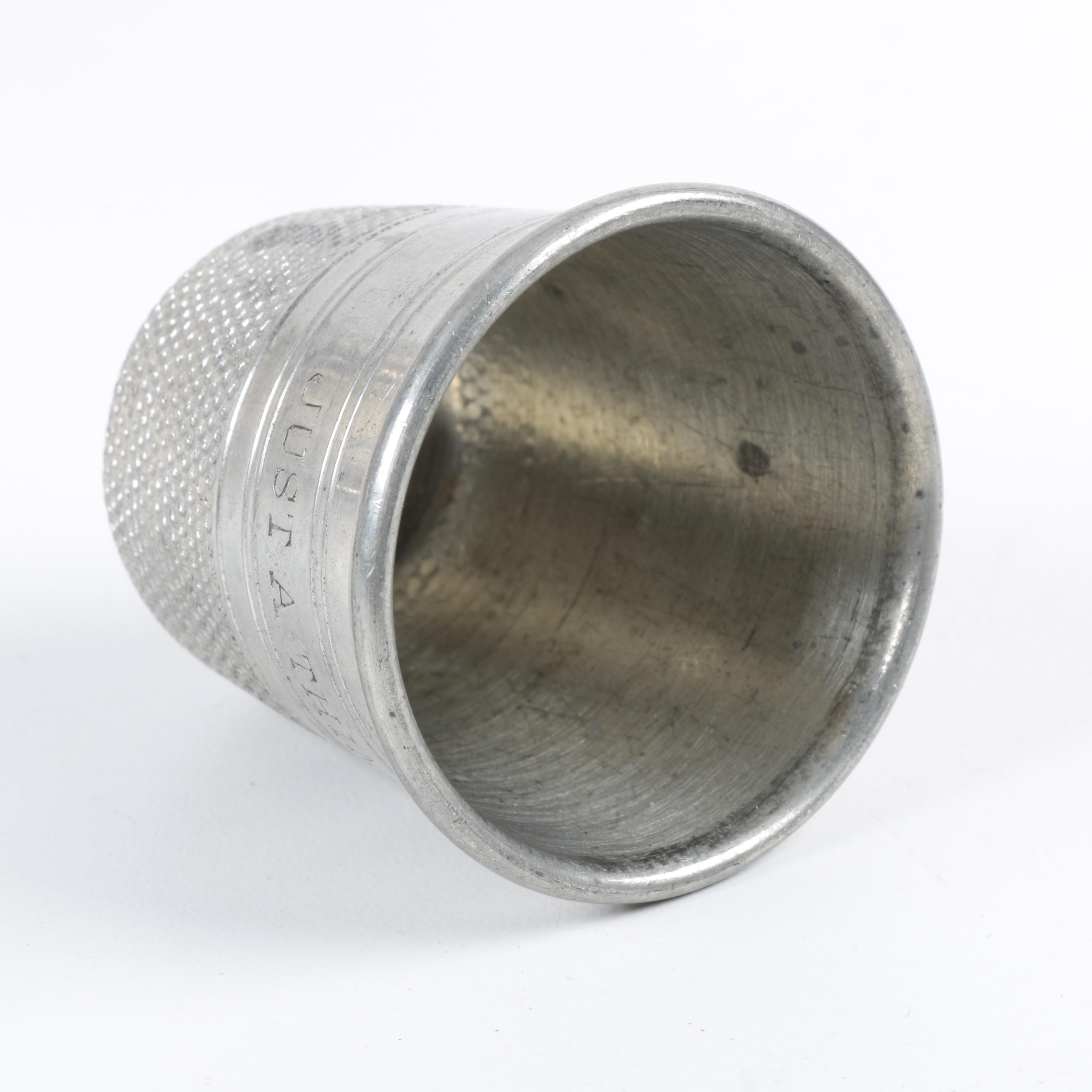 Reed & Barton Plated Silver and a Pewter Thimble Jigger