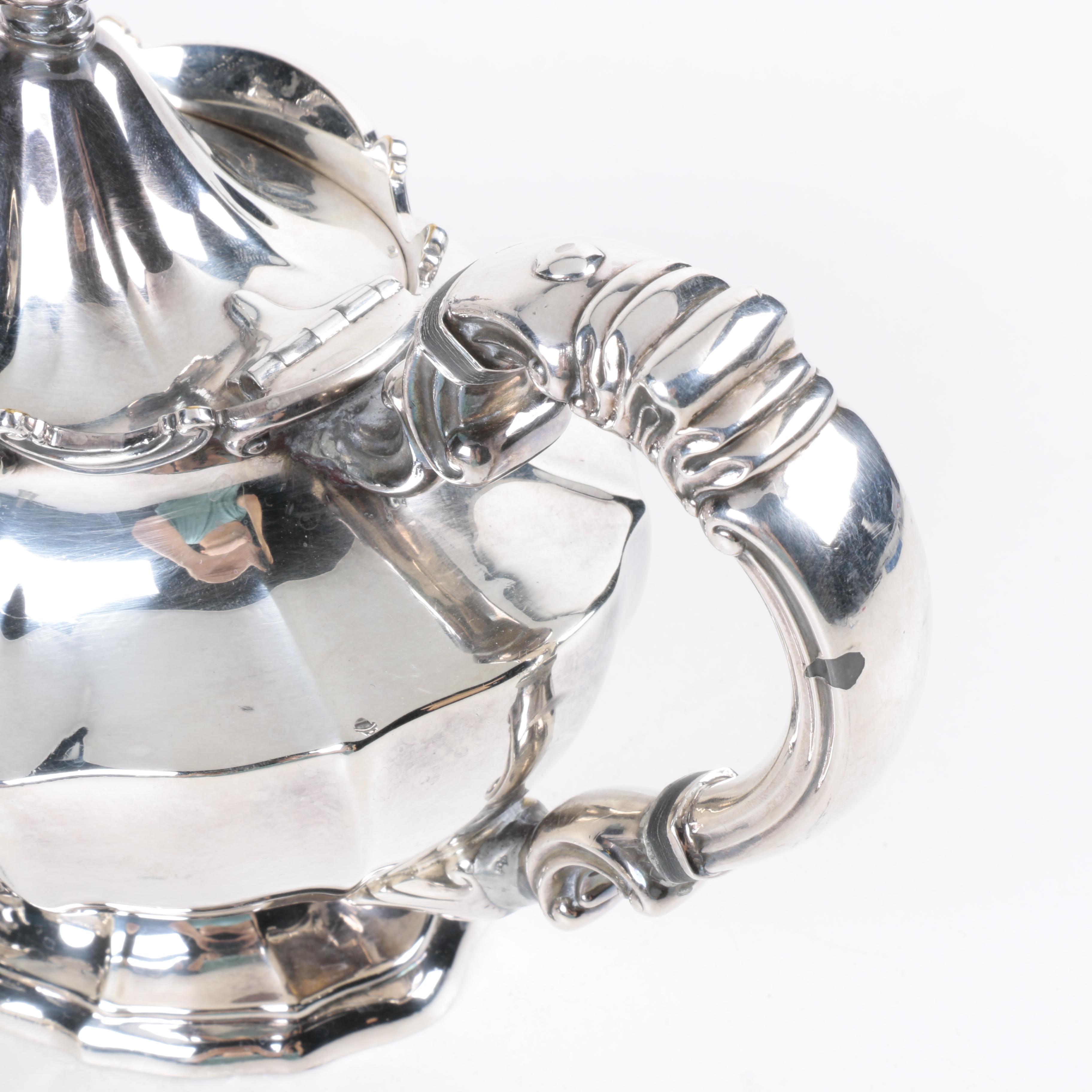 Reed & Barton Plated Silver and a Pewter Thimble Jigger