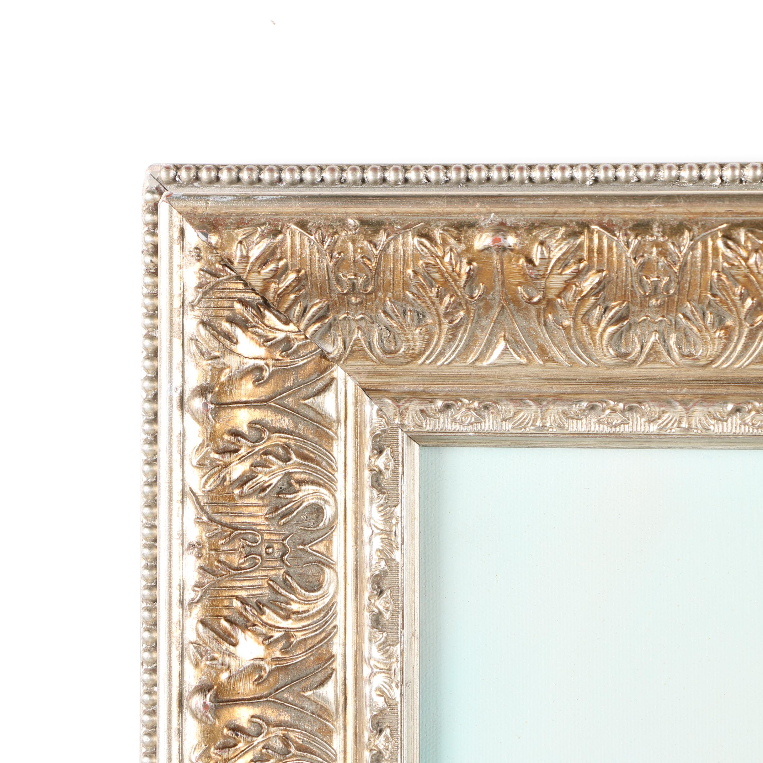 S. Hilton Oil Painting of Floral Arrangement