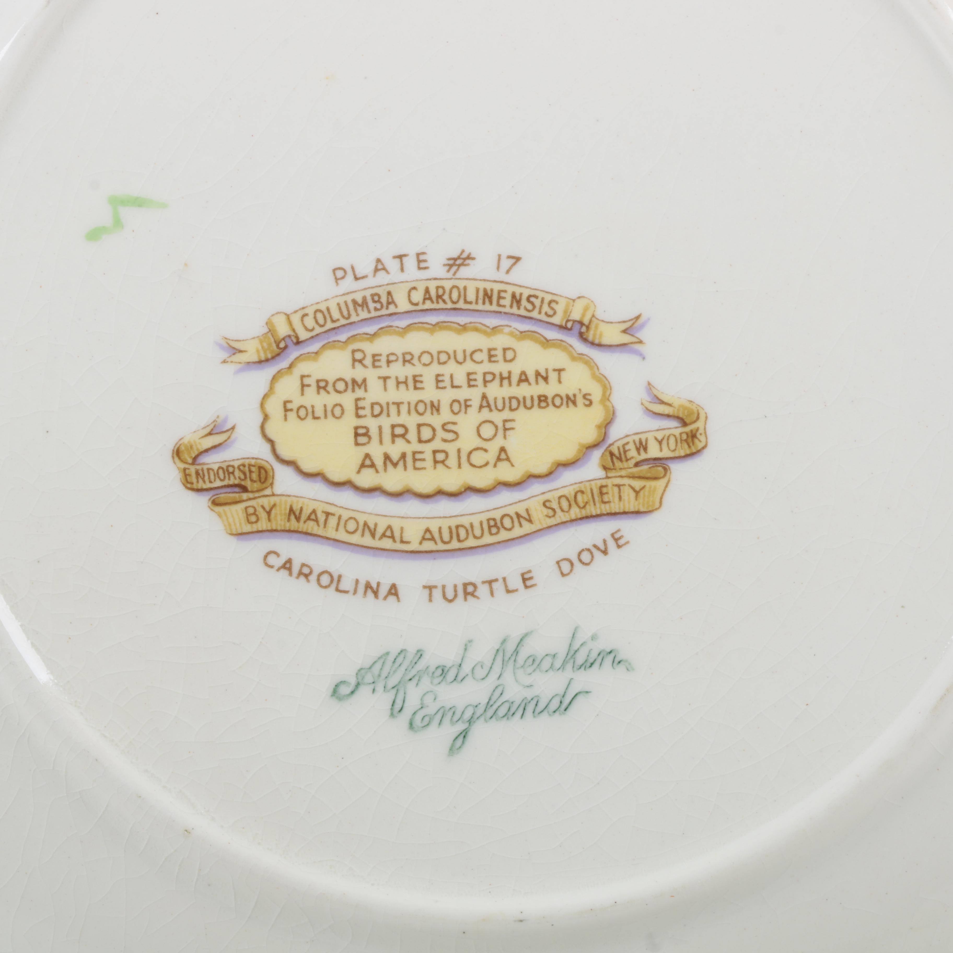 Collection of Birds of America Commemorative Plates