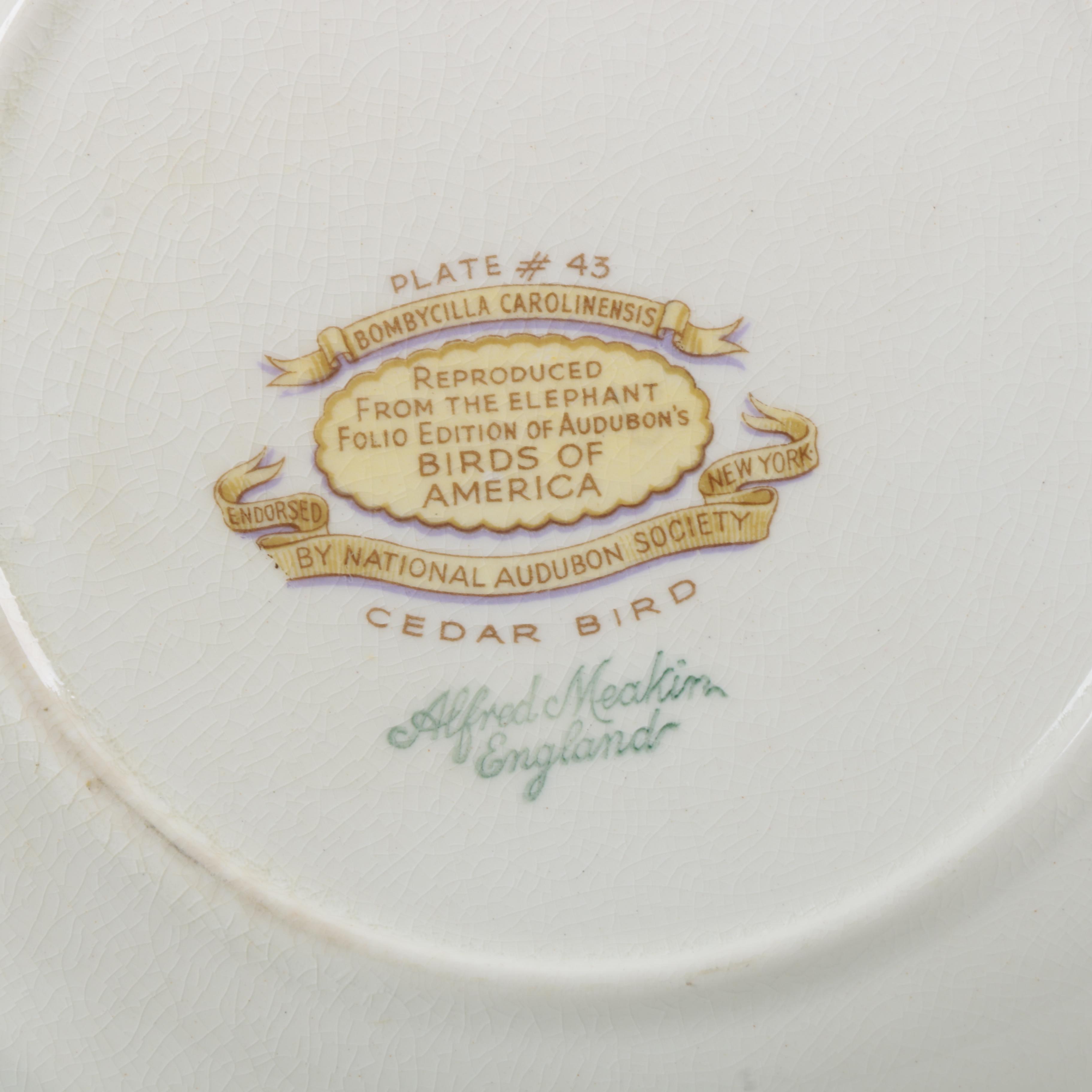 Collection of Birds of America Commemorative Plates