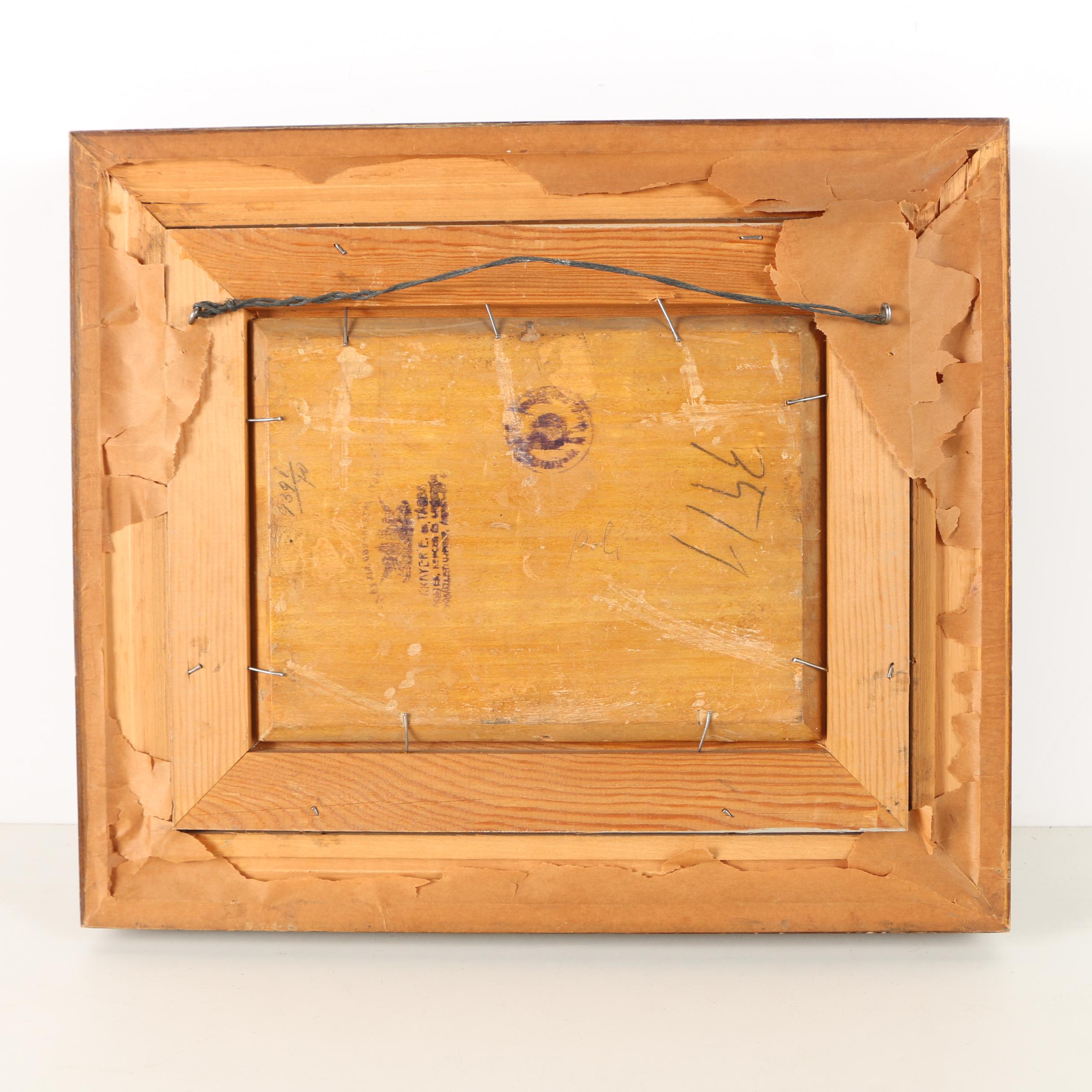 Bachmann K. Oil Painting of Still Life