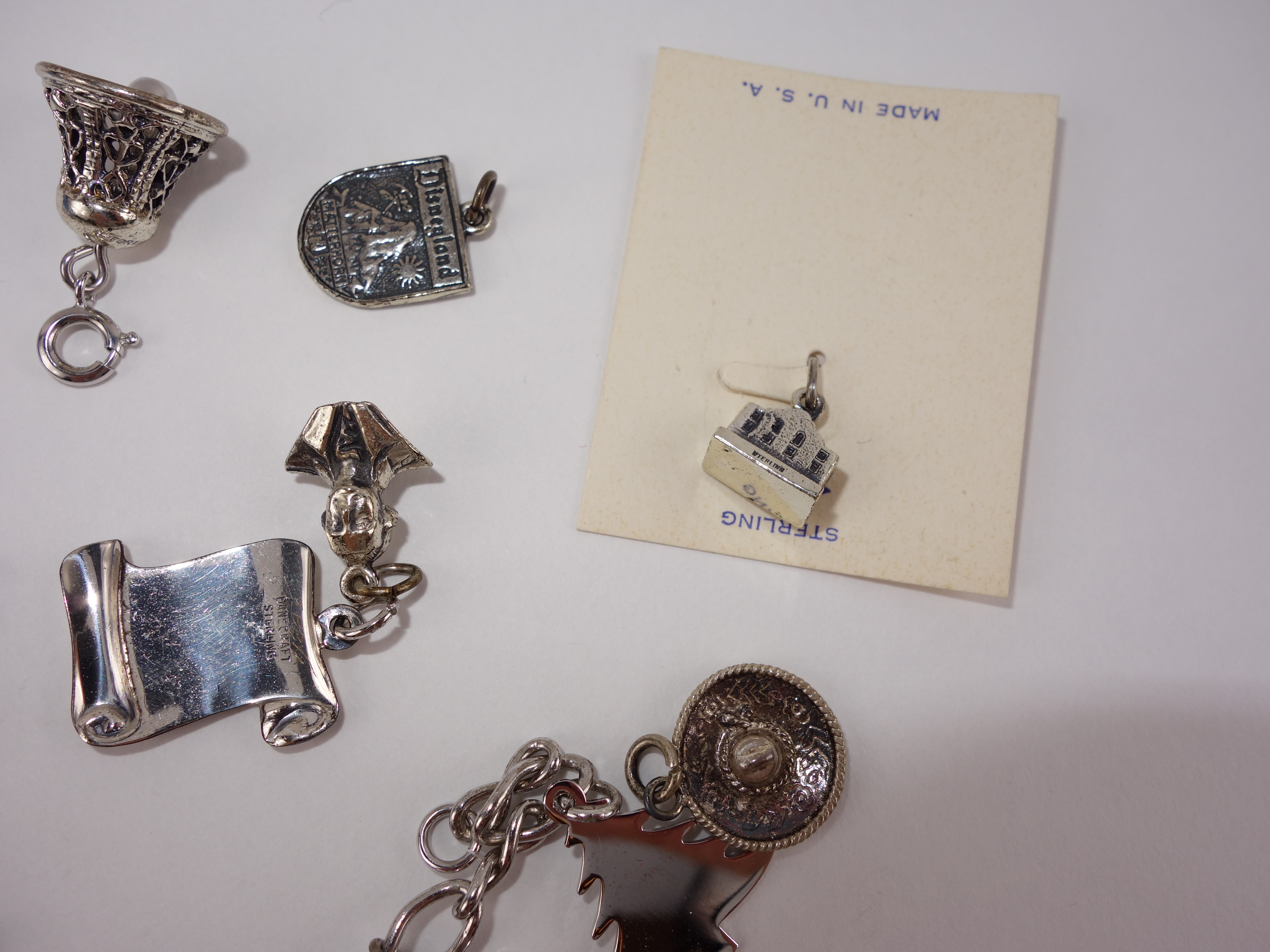 Sterling Silver Charm Bracelets and Charms