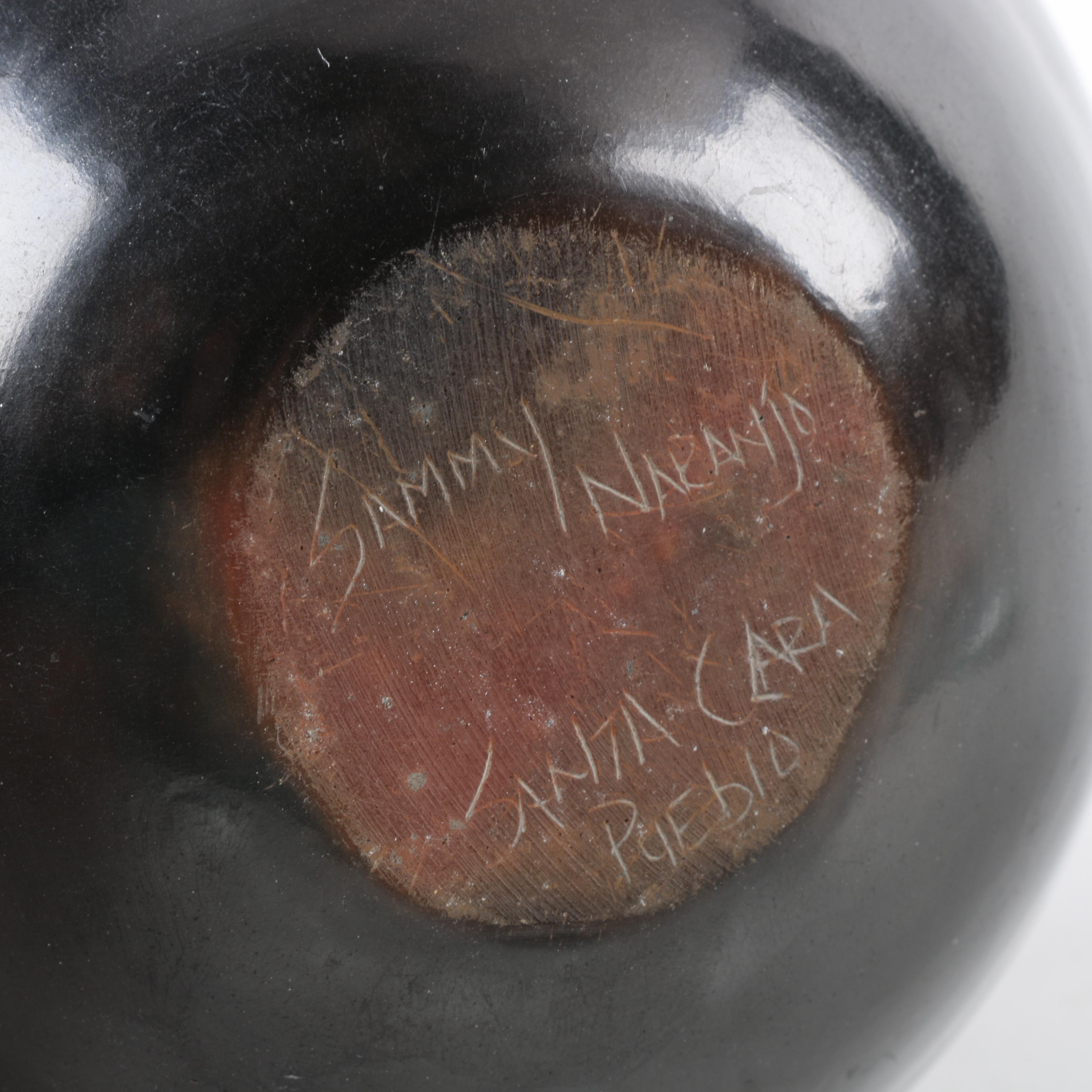 Sammy Naranjo Santa Clara Pueblo Pottery Jar