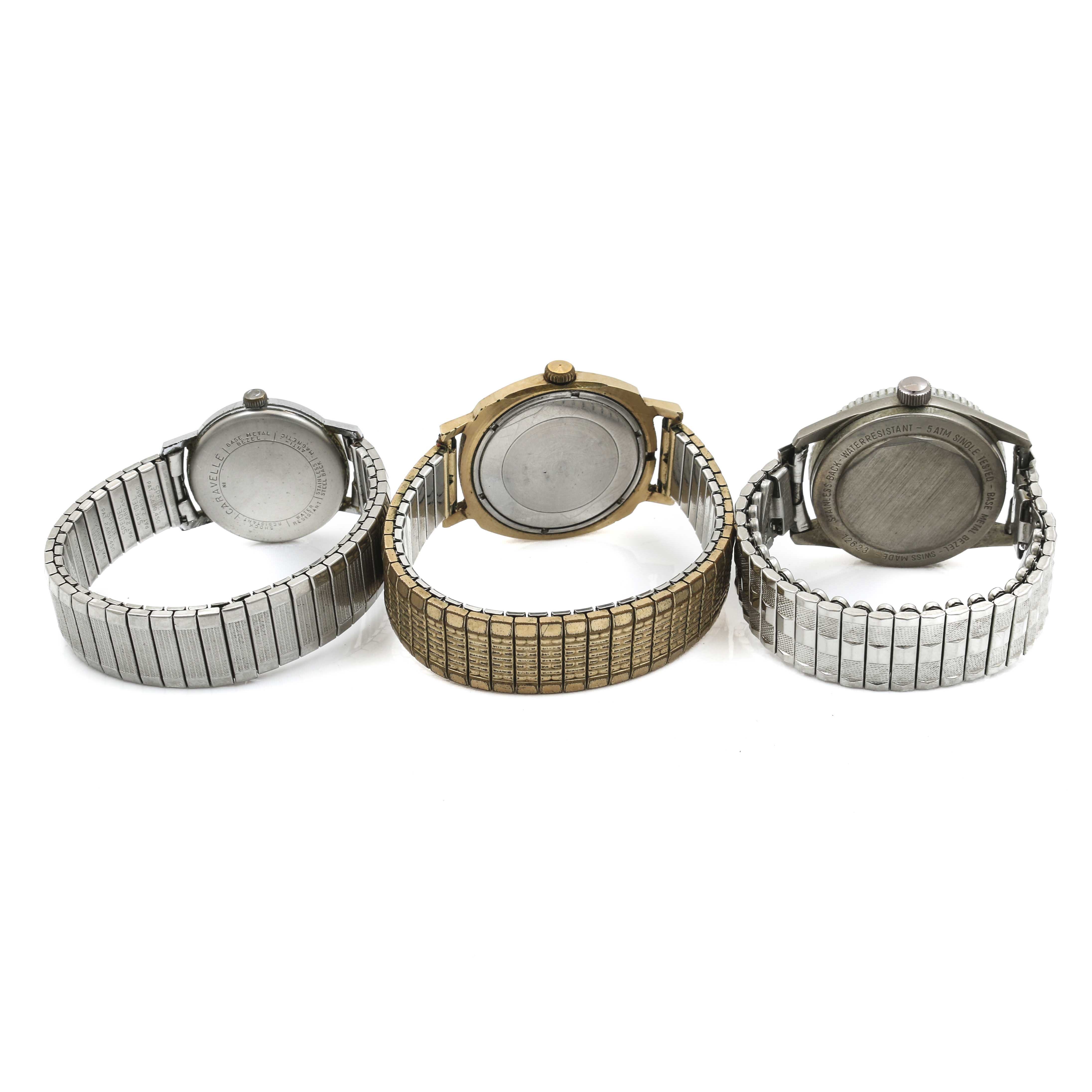 Selection of Yellow and White Gold Tone Expansion Watches