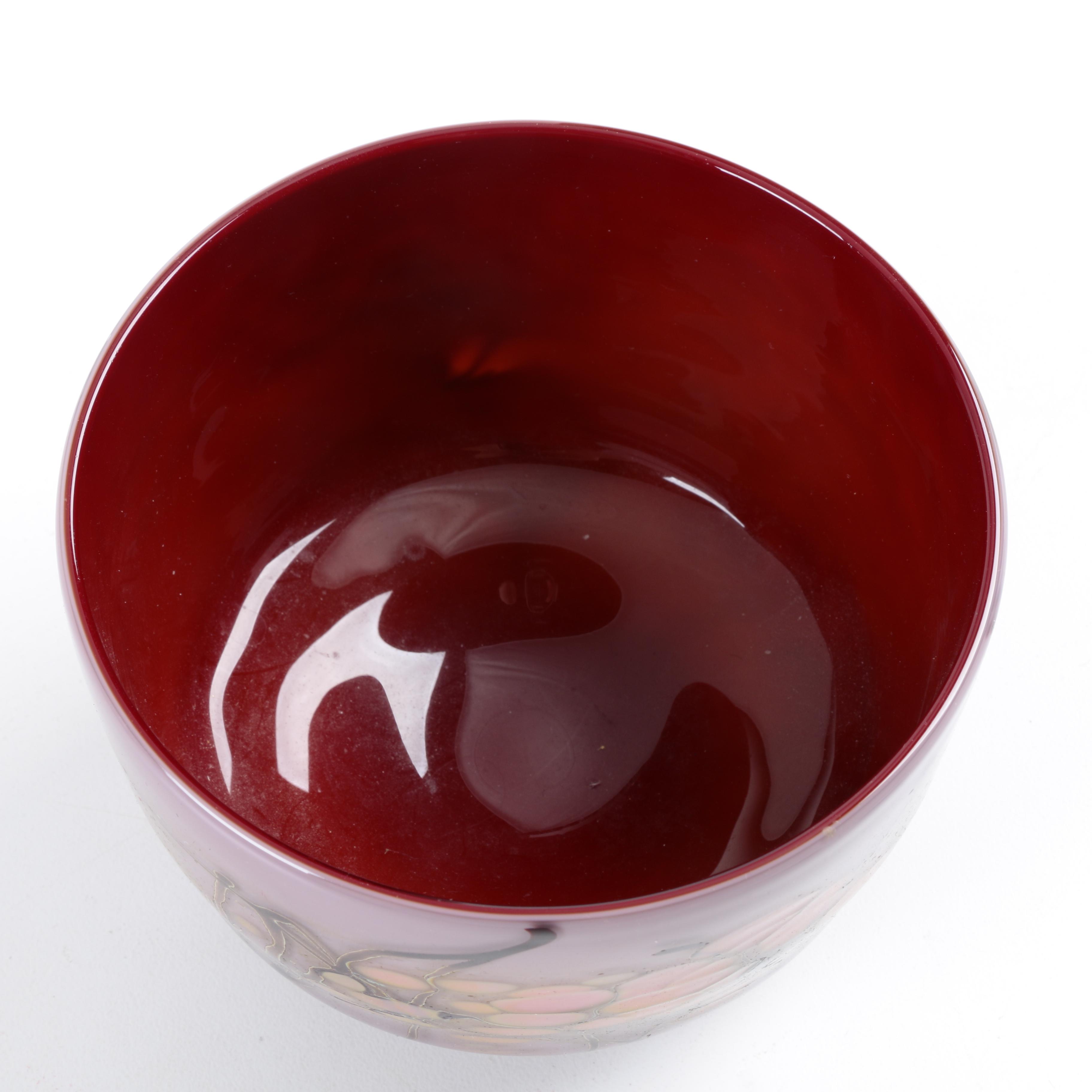 Stoneware and Art Glass Bowls