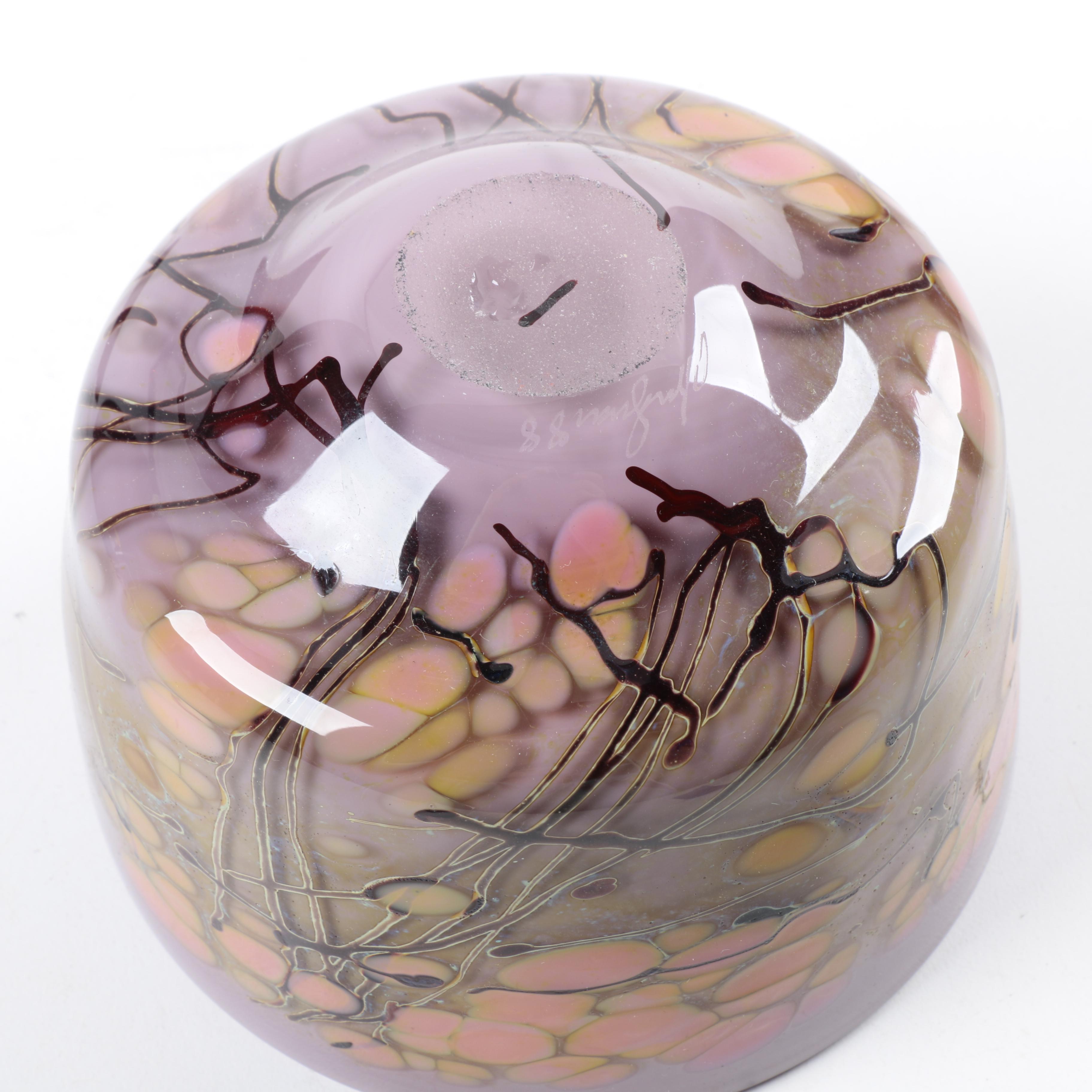 Stoneware and Art Glass Bowls