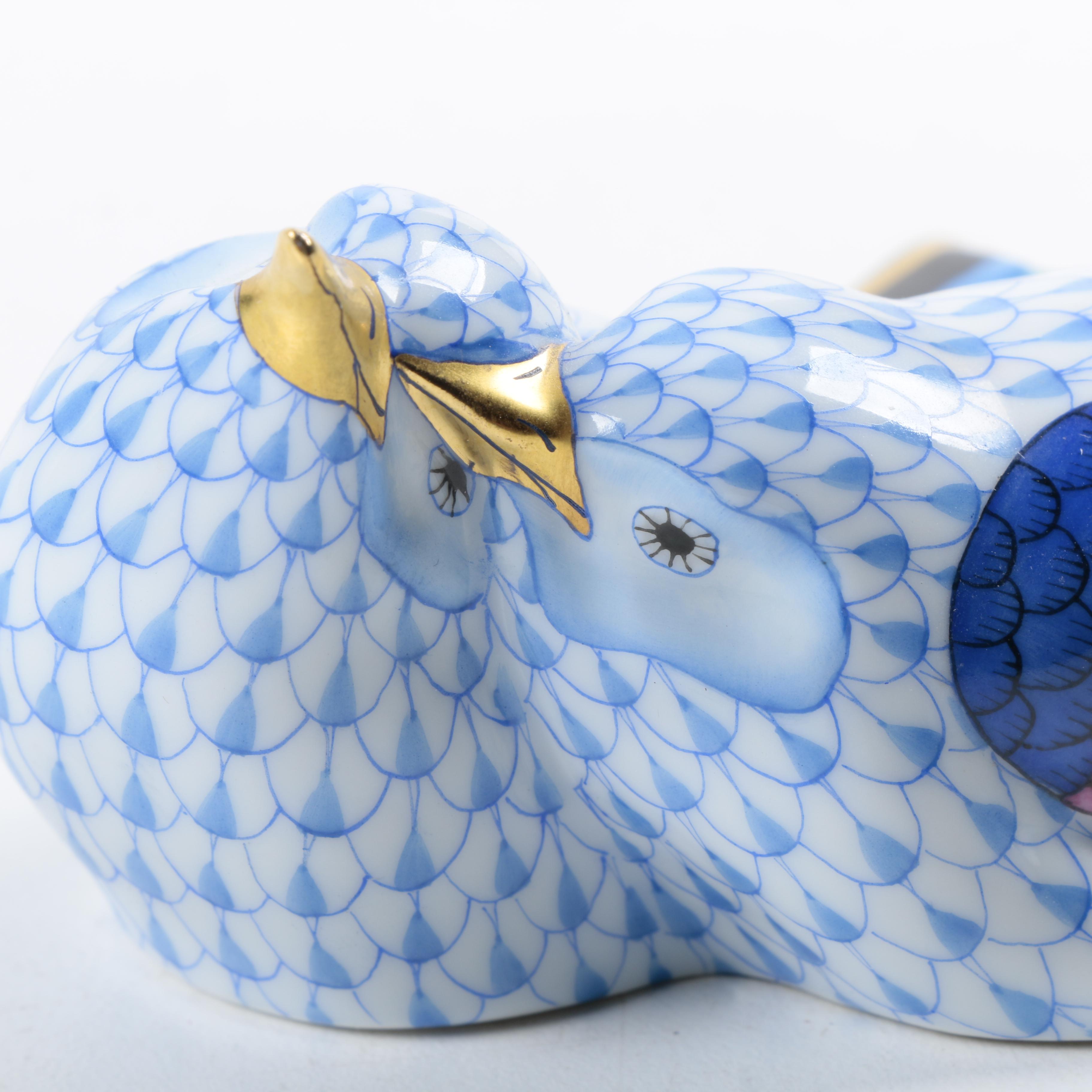 Herend Hungary Porcelain "Love Birds" Figurine