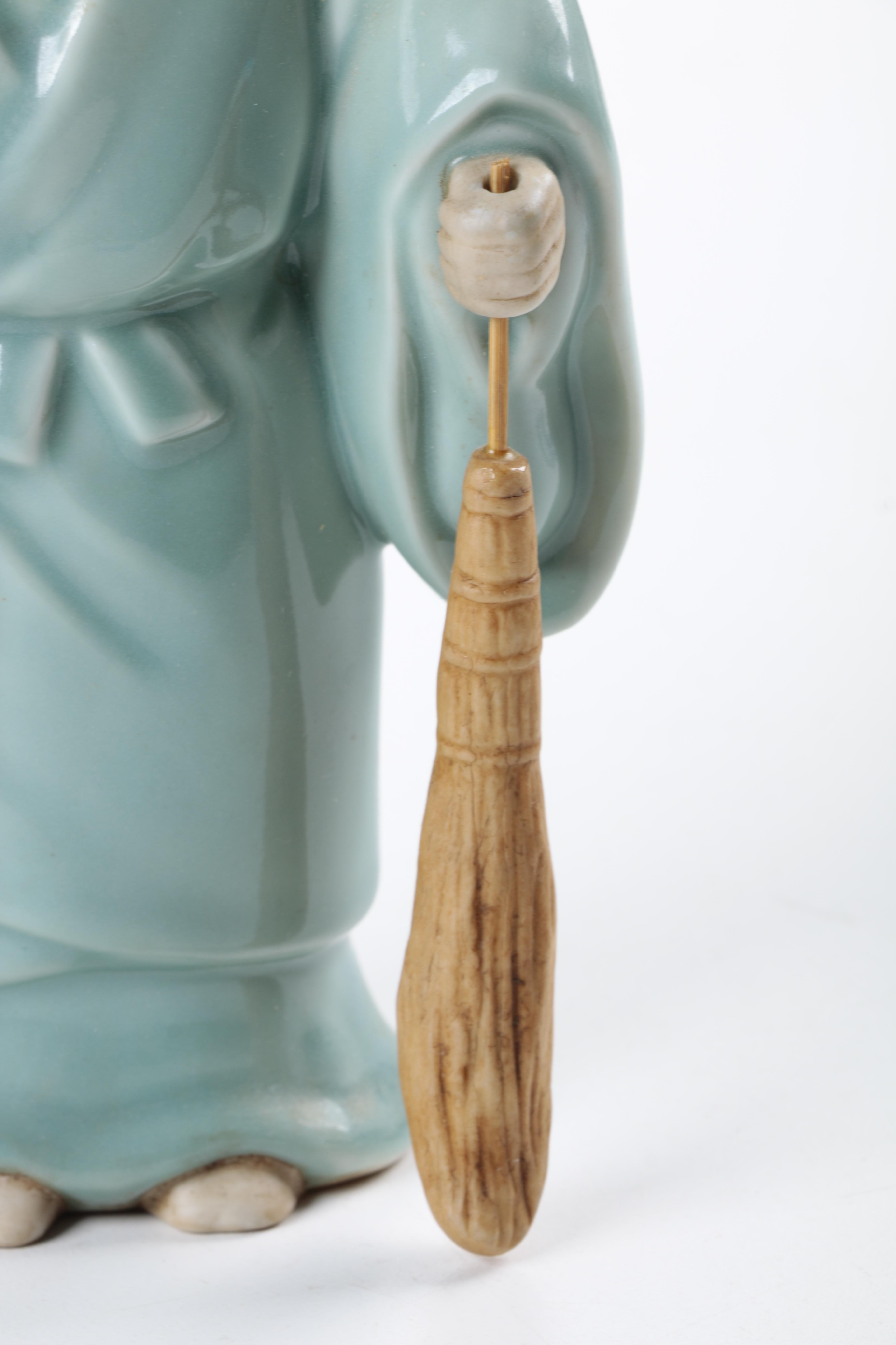 Pair of East Asian Ceramic Figurines